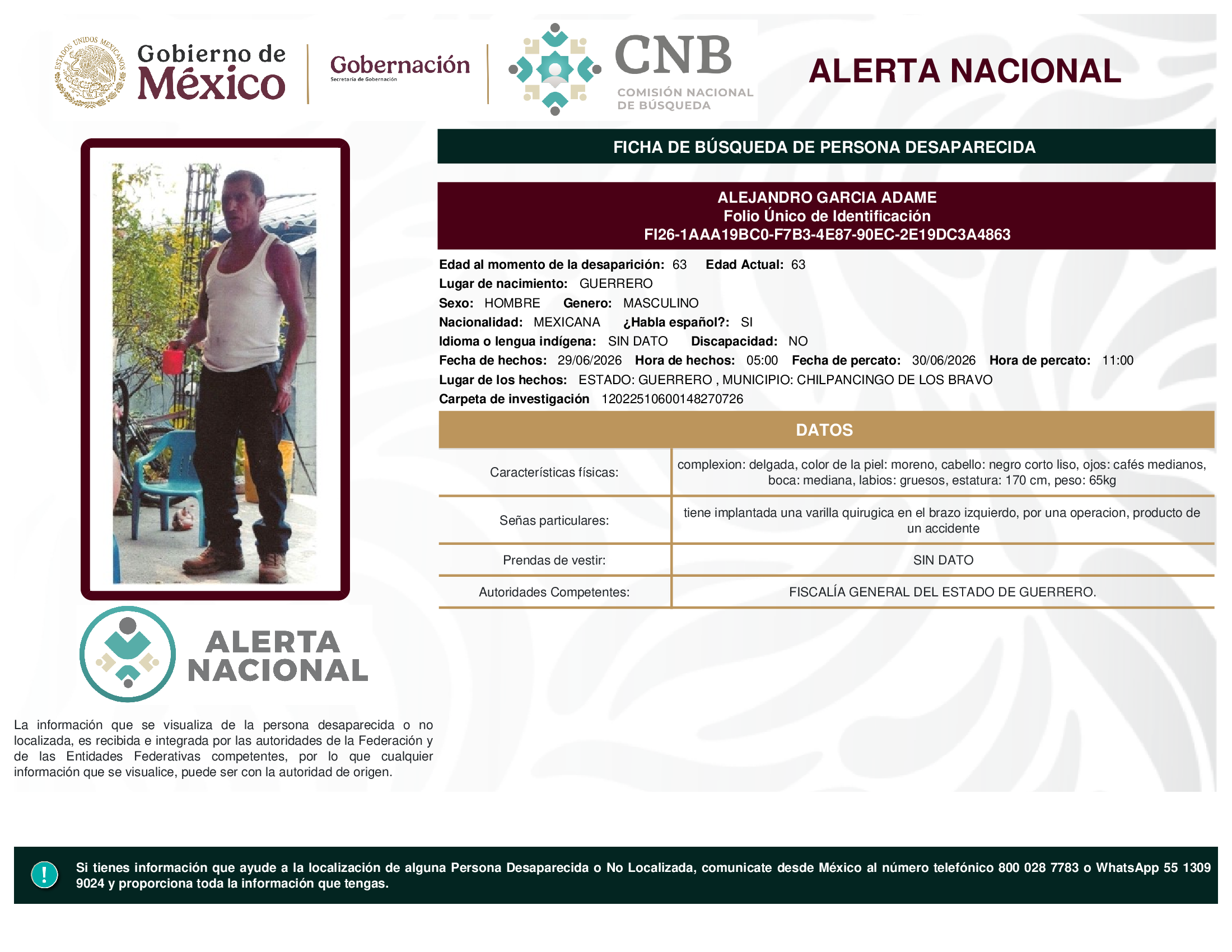 ALEJANDRO GARCIA ADAME