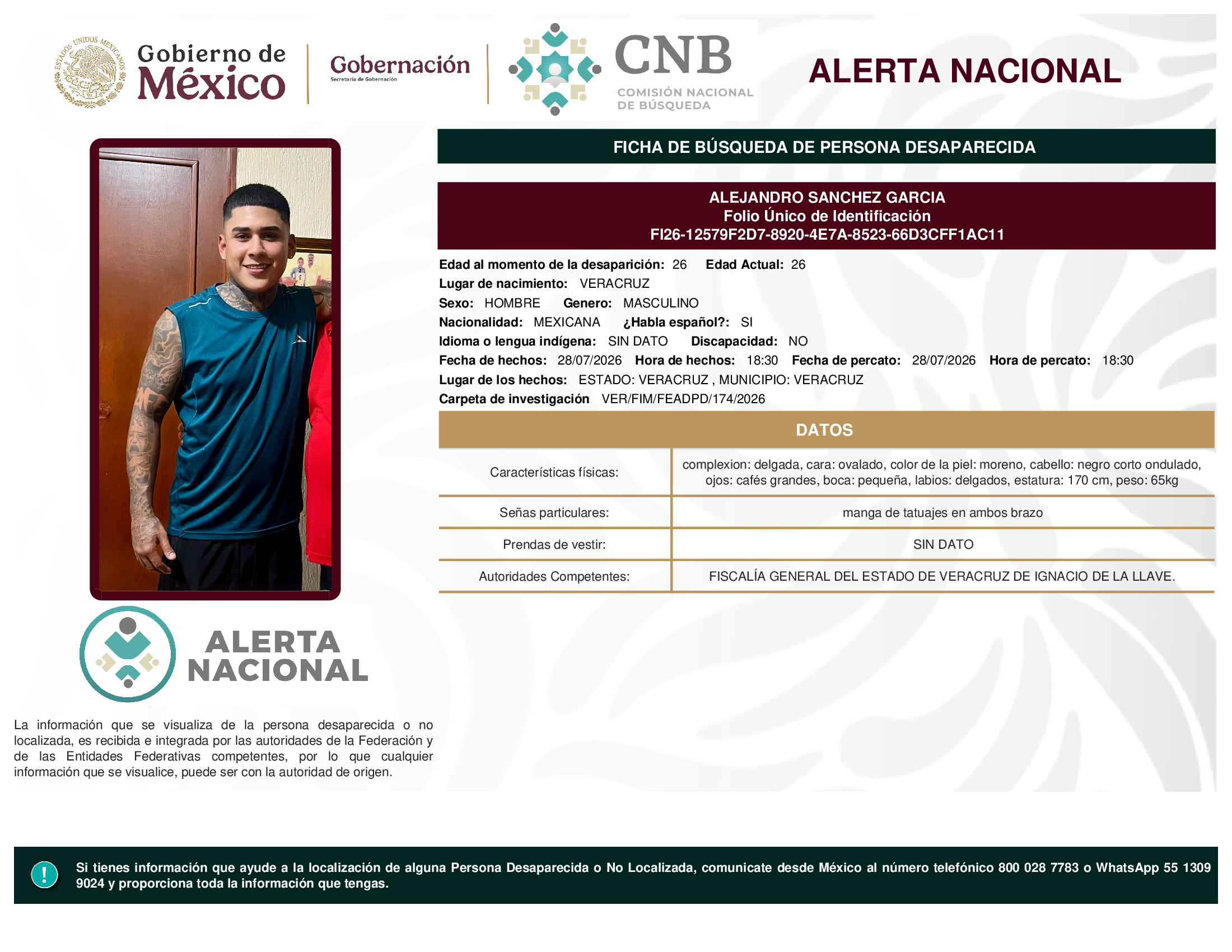 ALEJANDRO SANCHEZ GARCIA