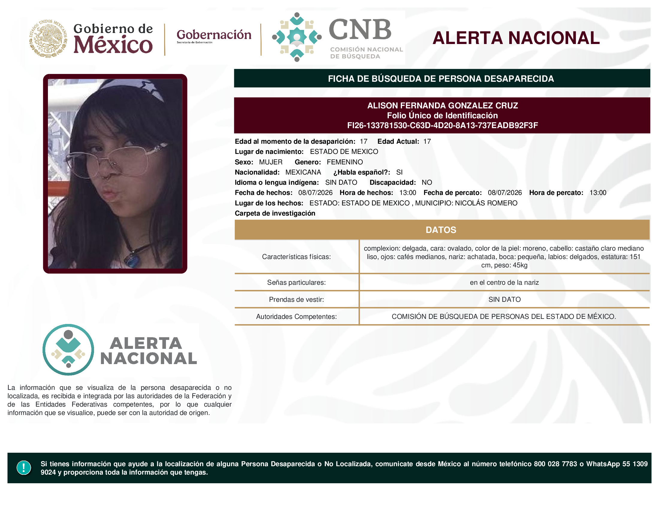 ALISON FERNANDA GONZALEZ CRUZ