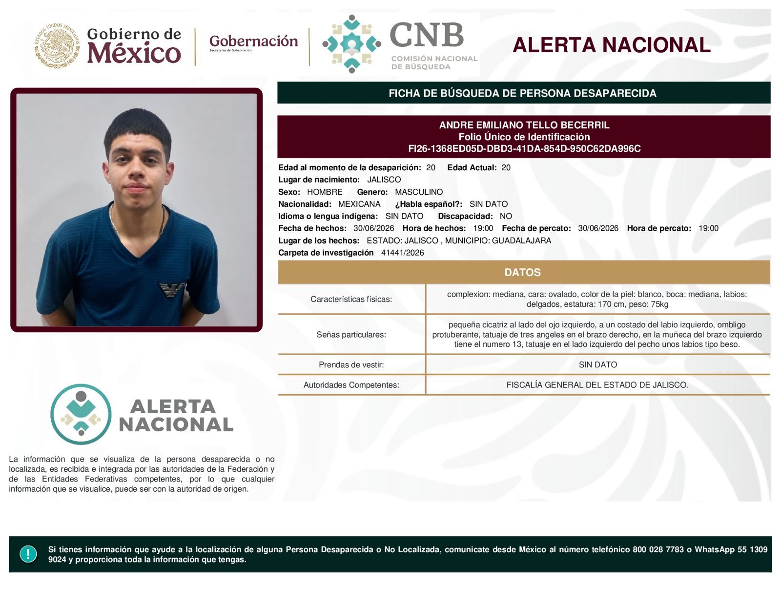 ANDRE EMILIANO TELLO BECERRIL