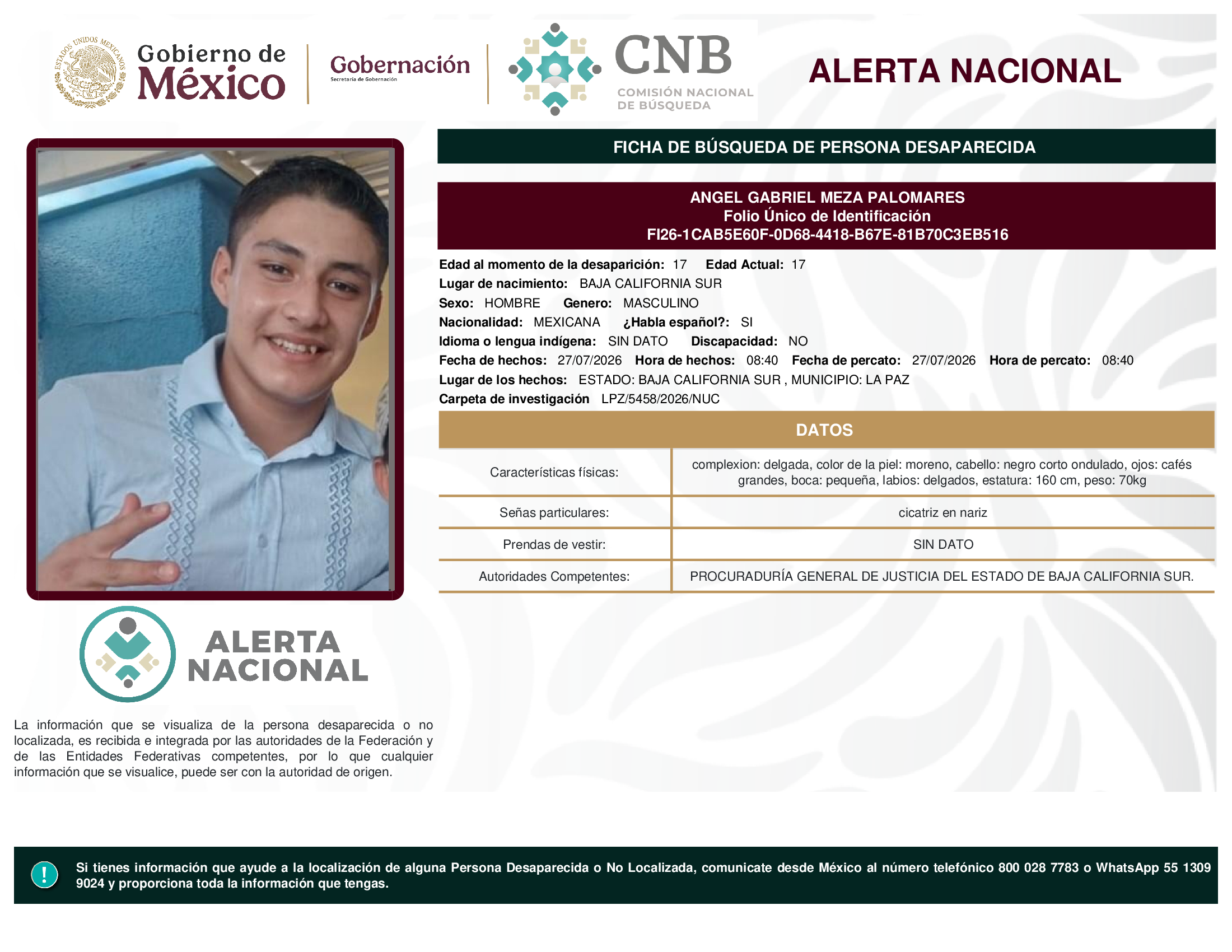 ANGEL GABRIEL MEZA PALOMARES