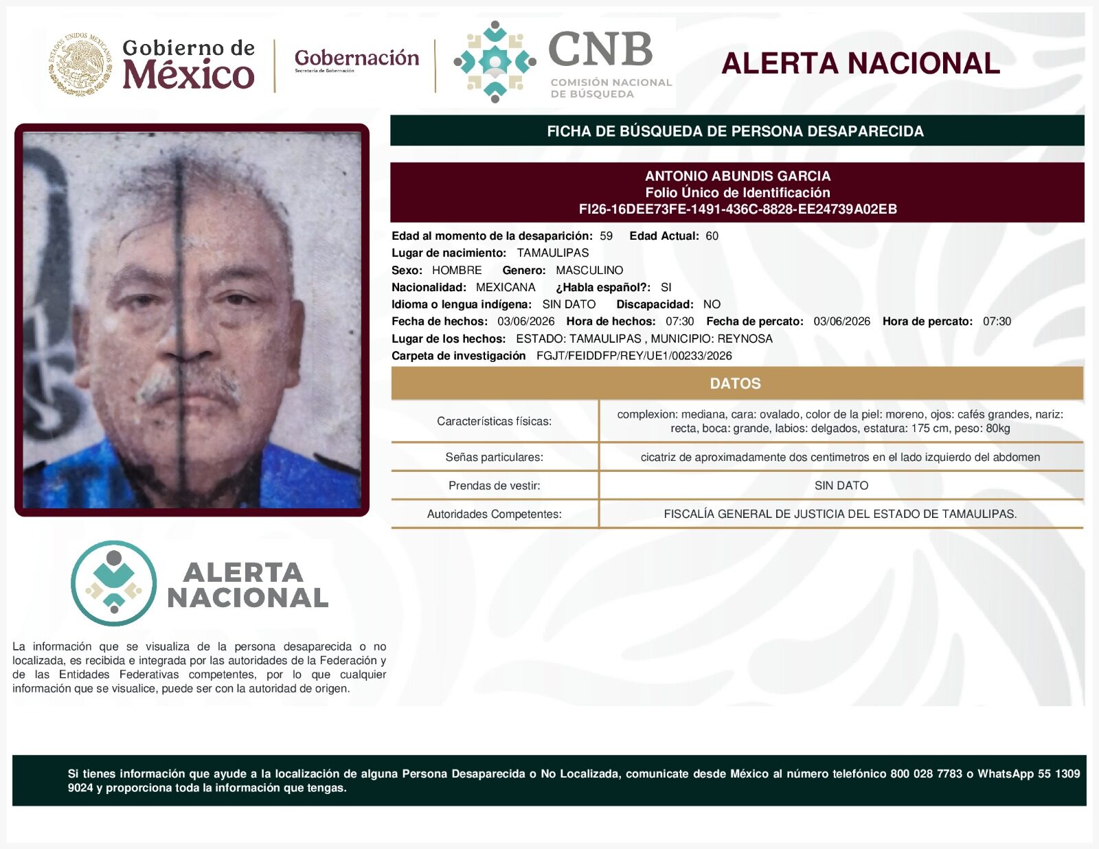 ANTONIO ABUNDIS GARCIA