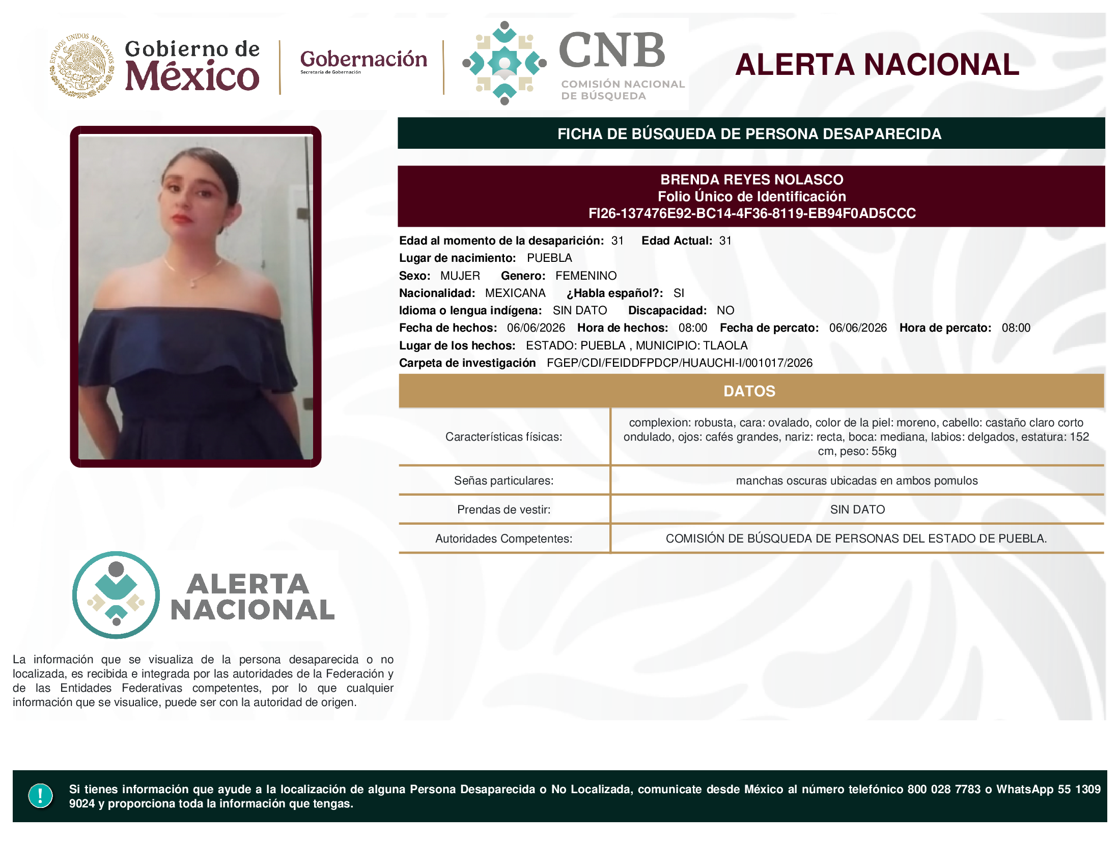 BRENDA REYES NOLASCO