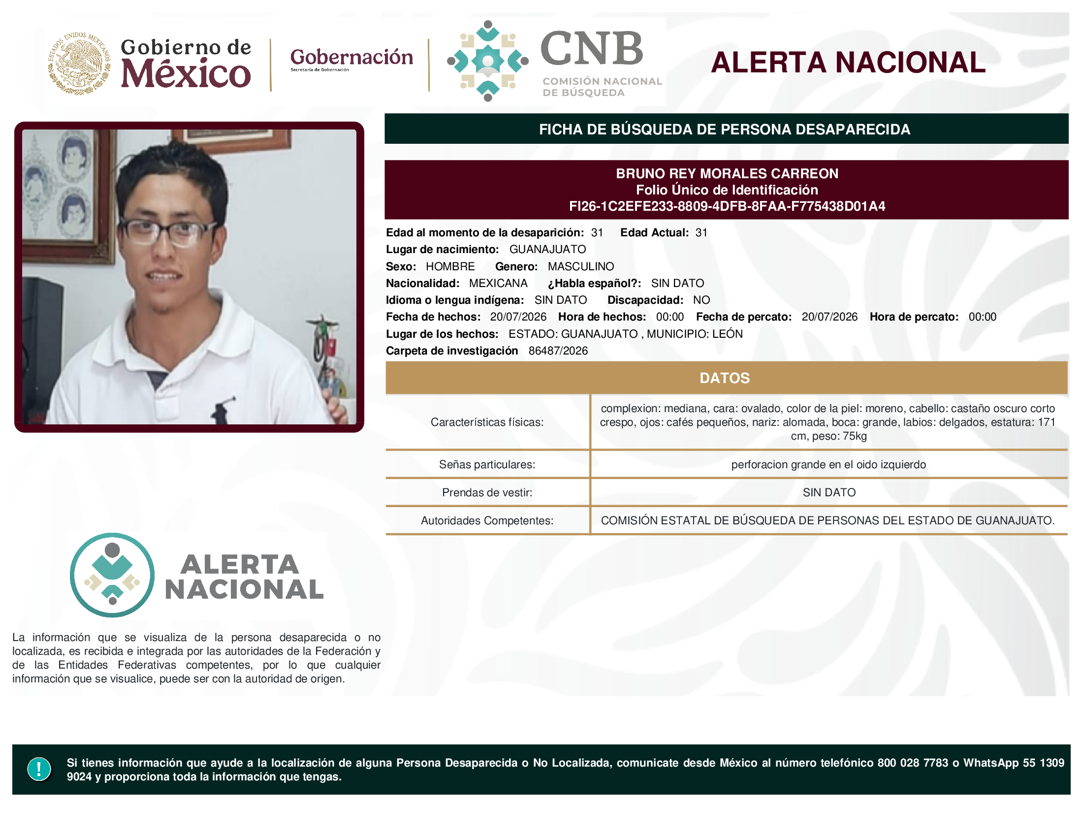 BRUNO REY MORALES CARREON