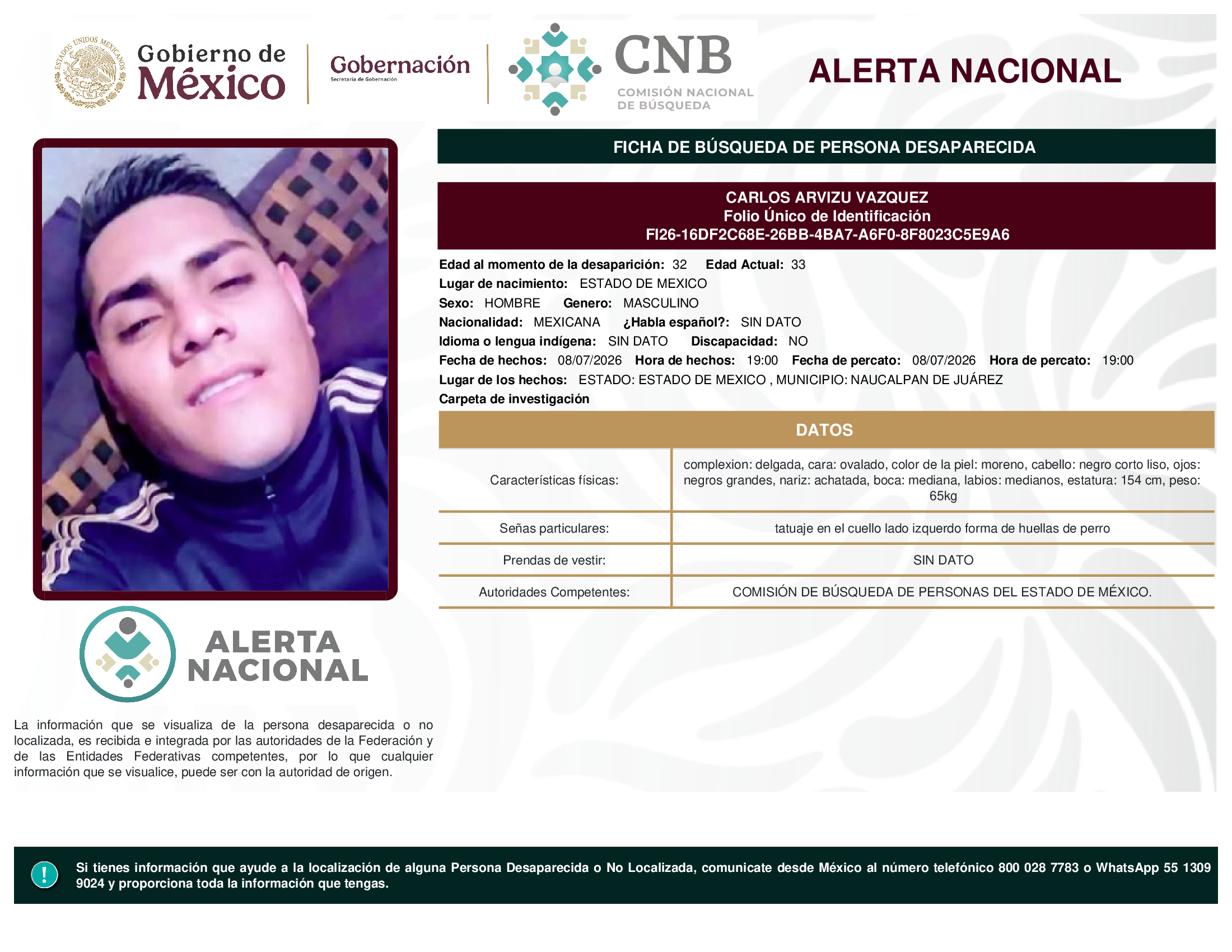 CARLOS ARVIZU VAZQUEZ