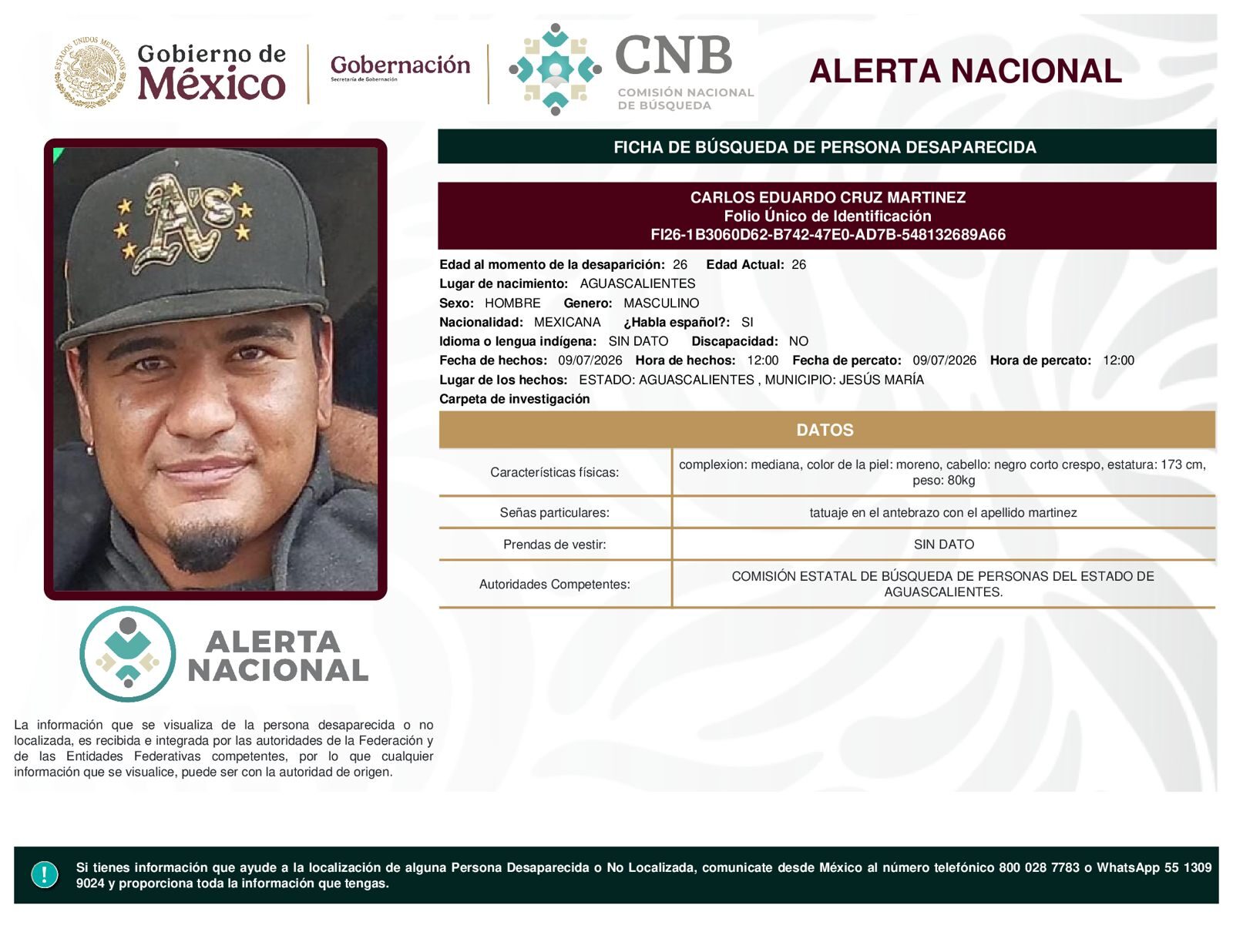 CARLOS EDUARDO CRUZ MARTINEZ