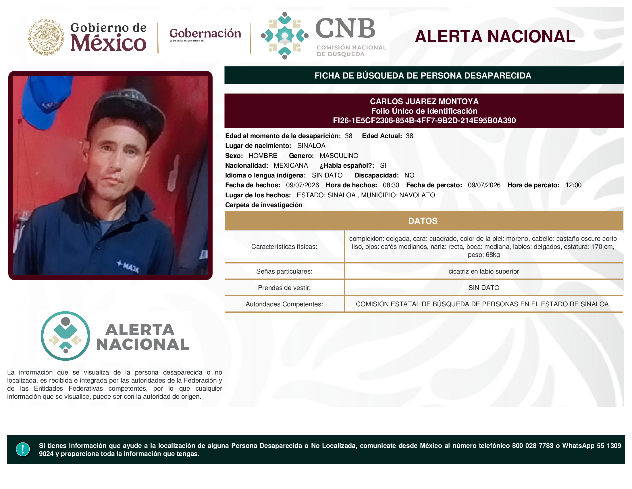 CARLOS JUAREZ MONTOYA