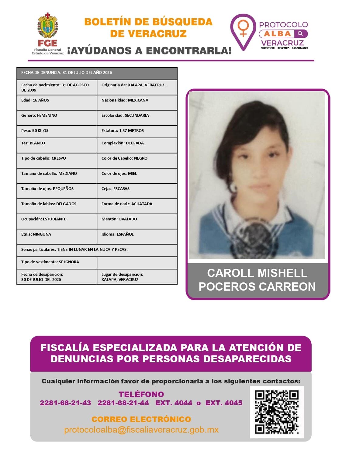 CAROLL MISHELL POCEROS CARREON