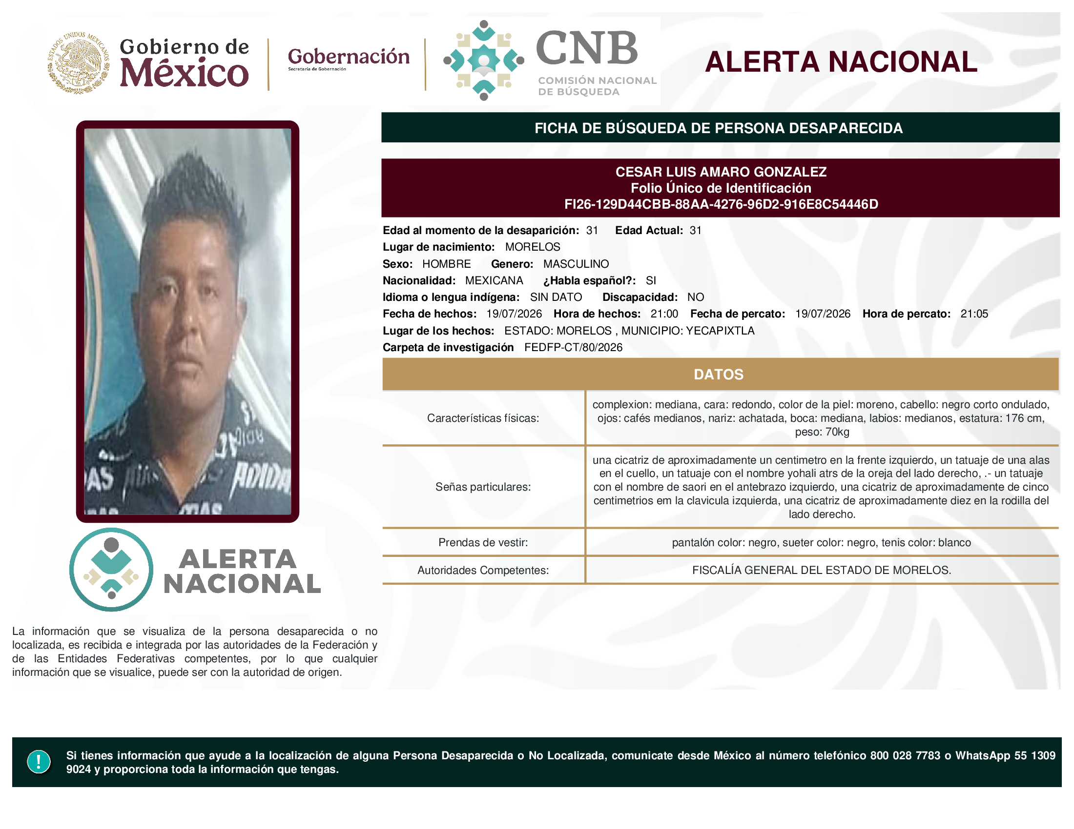 CESAR LUIS AMARO GONZALEZ