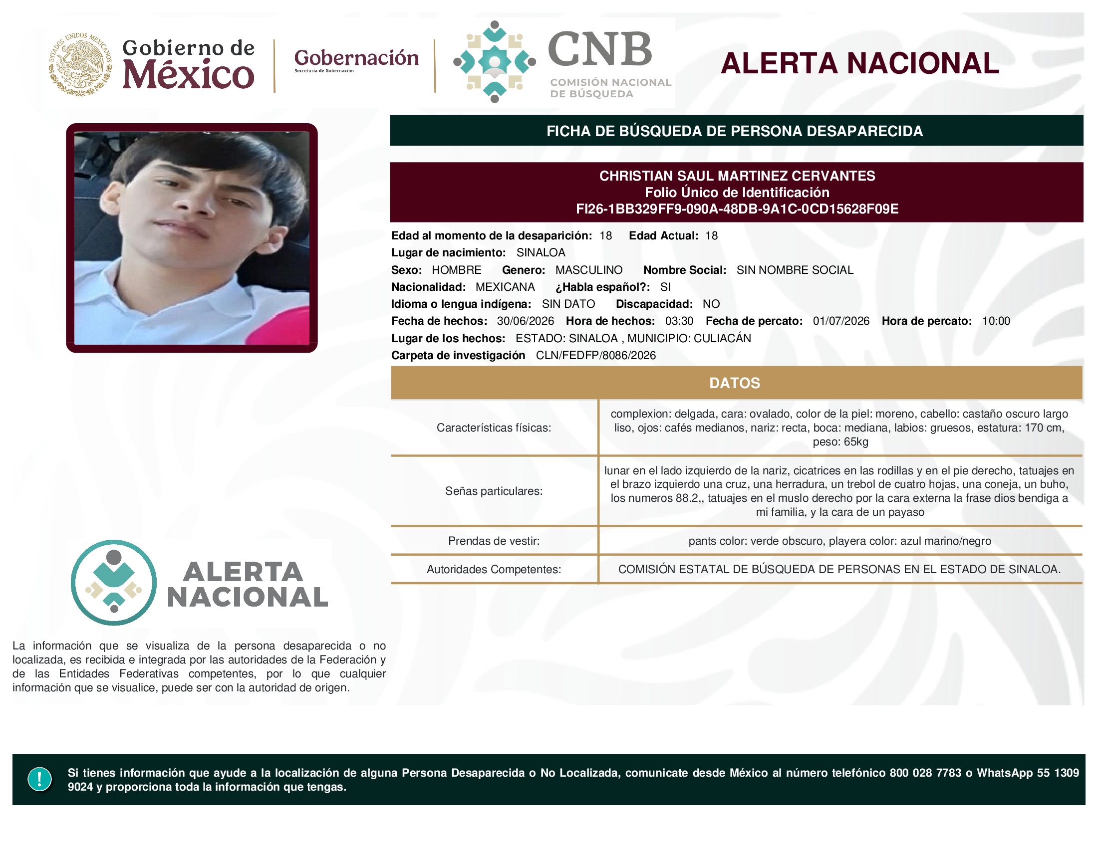 CHRISTIAN SAUL MARTINEZ CERVANTES