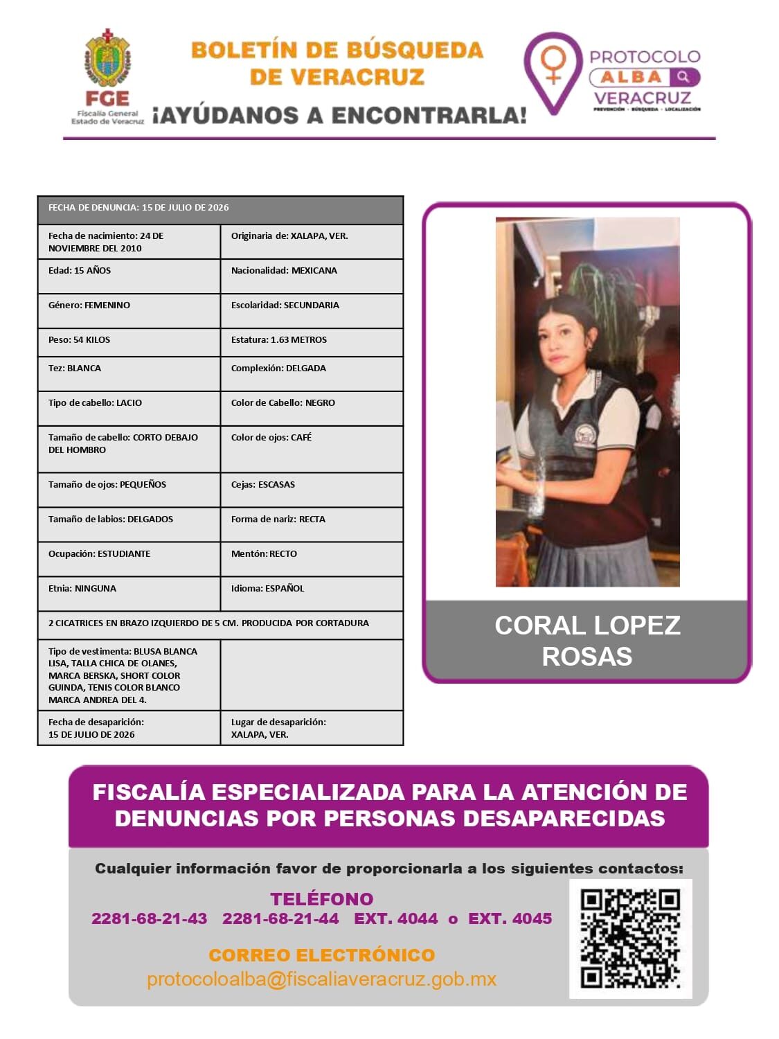 CORAL LOPEZ ROSAS