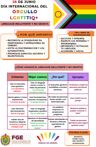 28 DE JUNIO - DÍA DEL ORGULLO LGBT