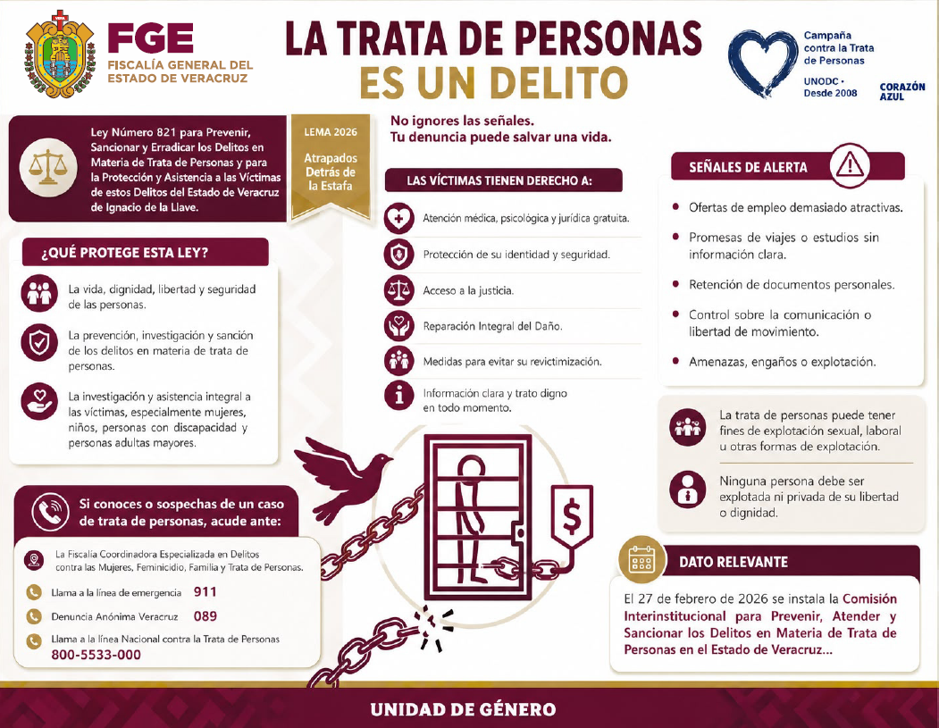 30 DE JULIO - DÍA MUNDIAL CONTRA LA TRATA DE PERSONAS 2026