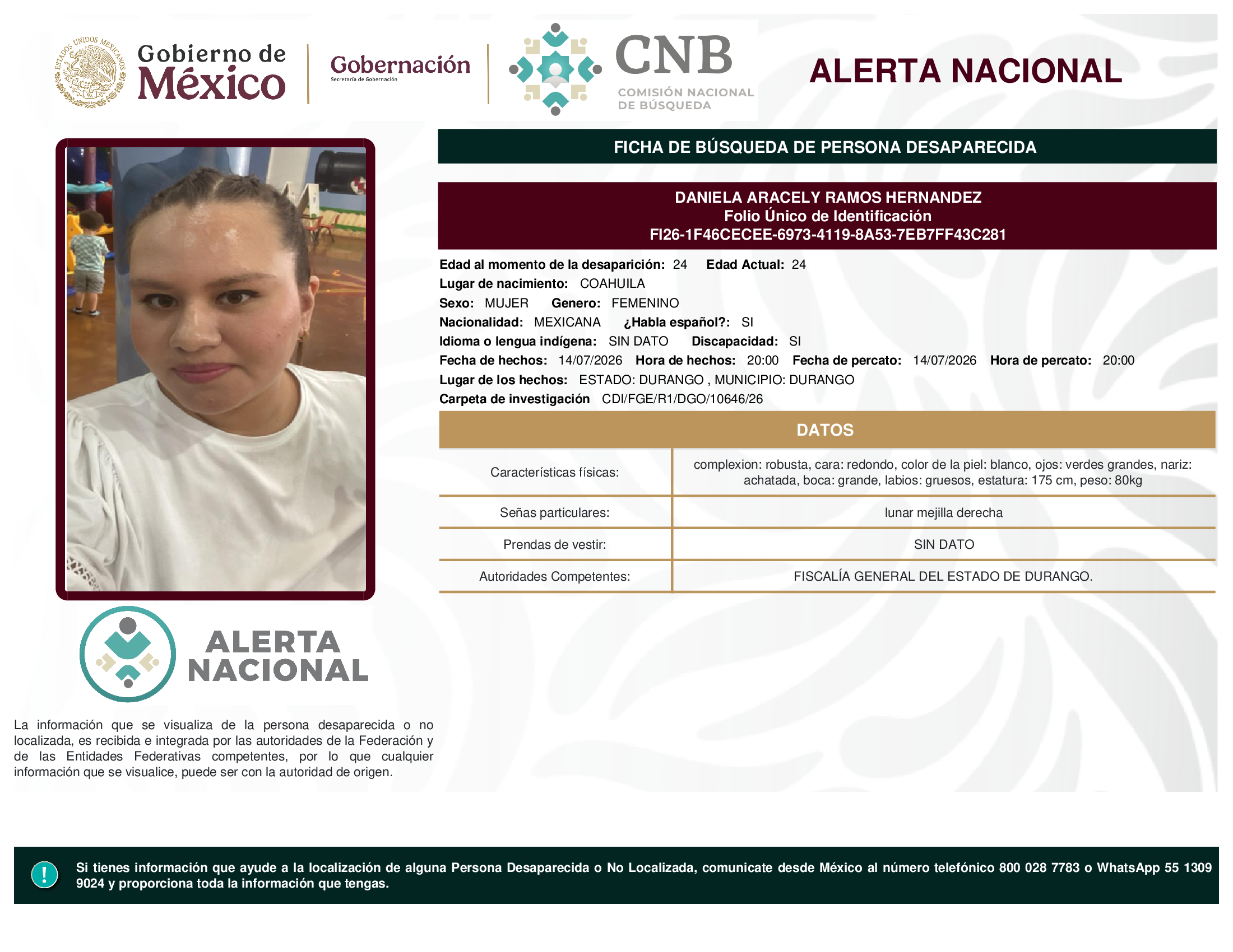 DANIELA ARACELY RAMOS HERNANDEZ