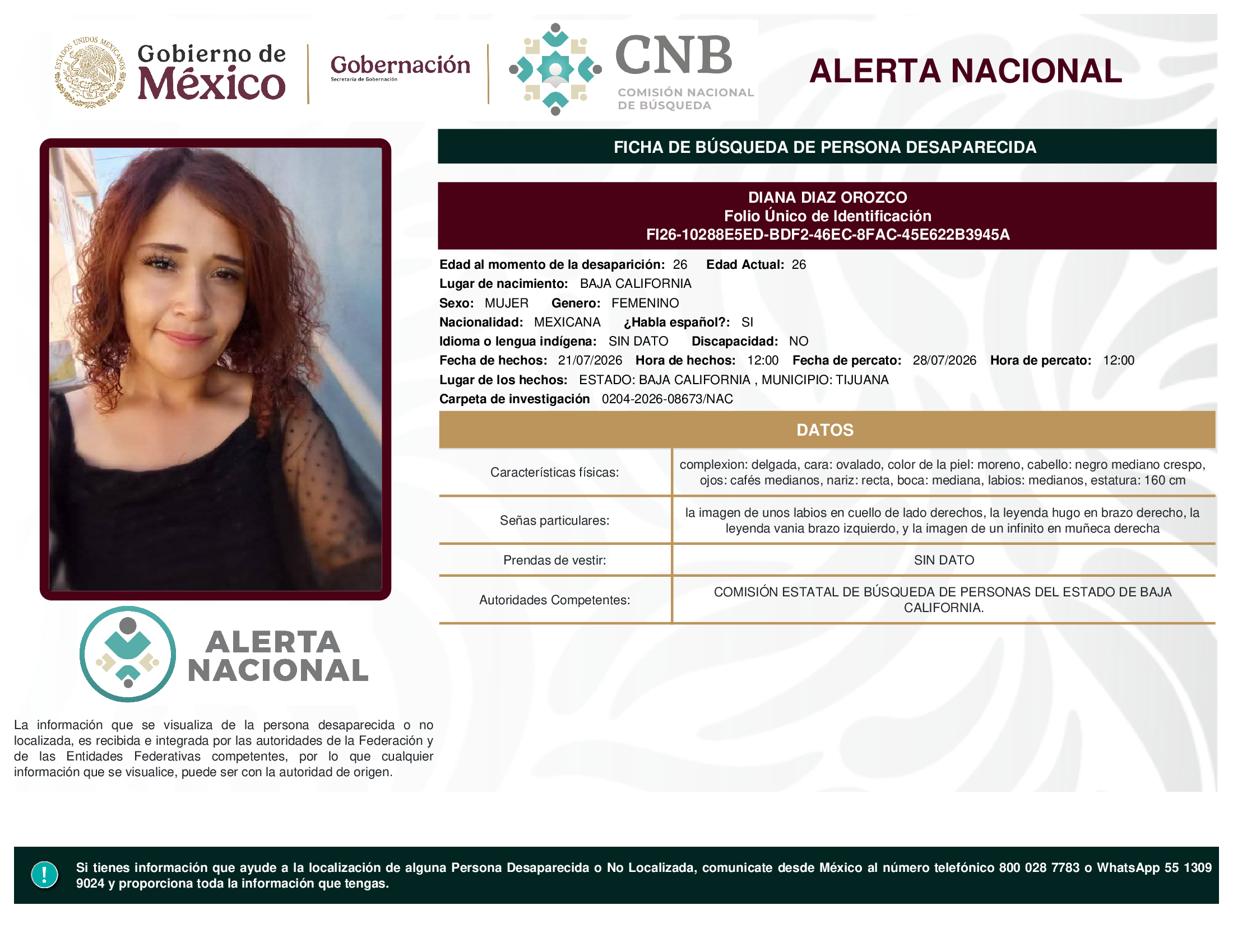 DIANA DIAZ OROZCO