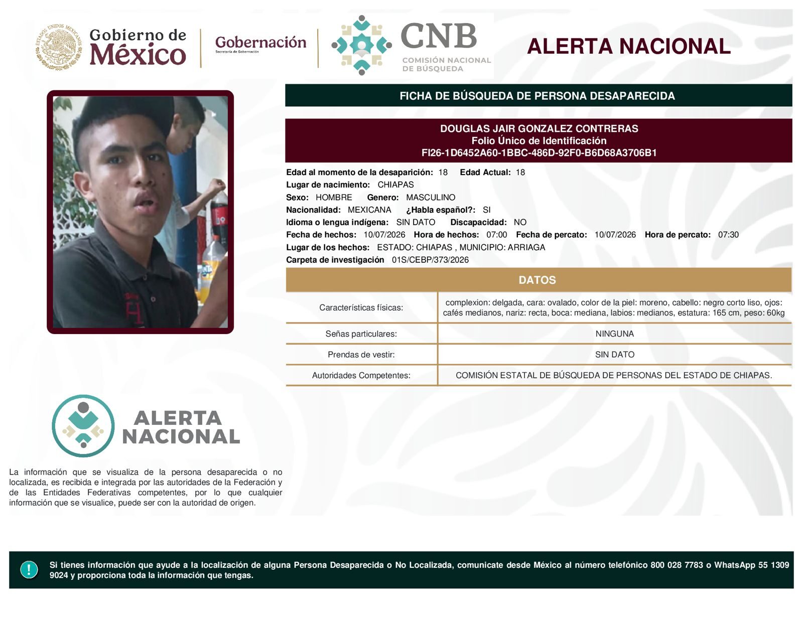 DOUGLAS JAIR GONZALEZ CONTRERAS