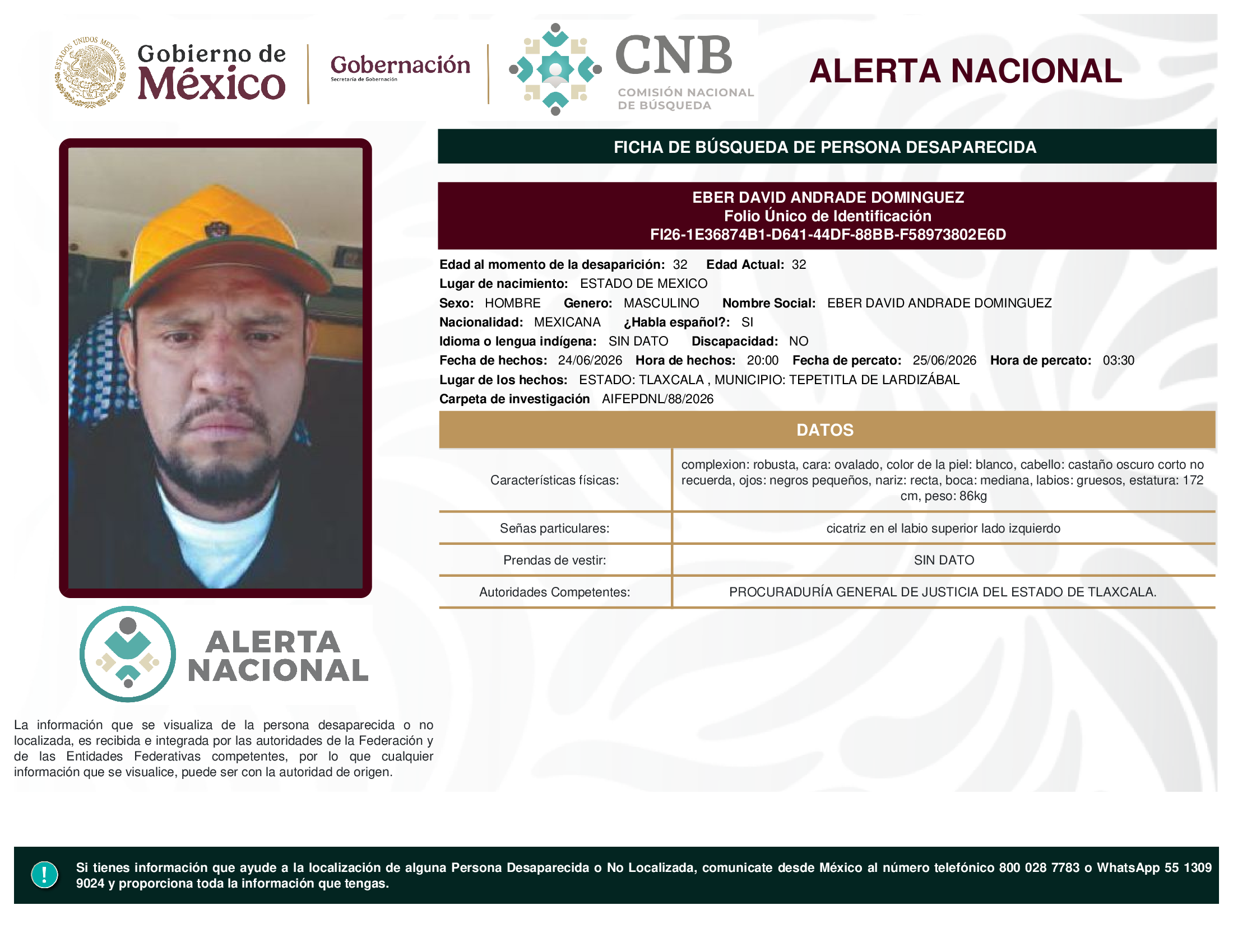 EBER DAVID ANDRADE DOMINGUEZ