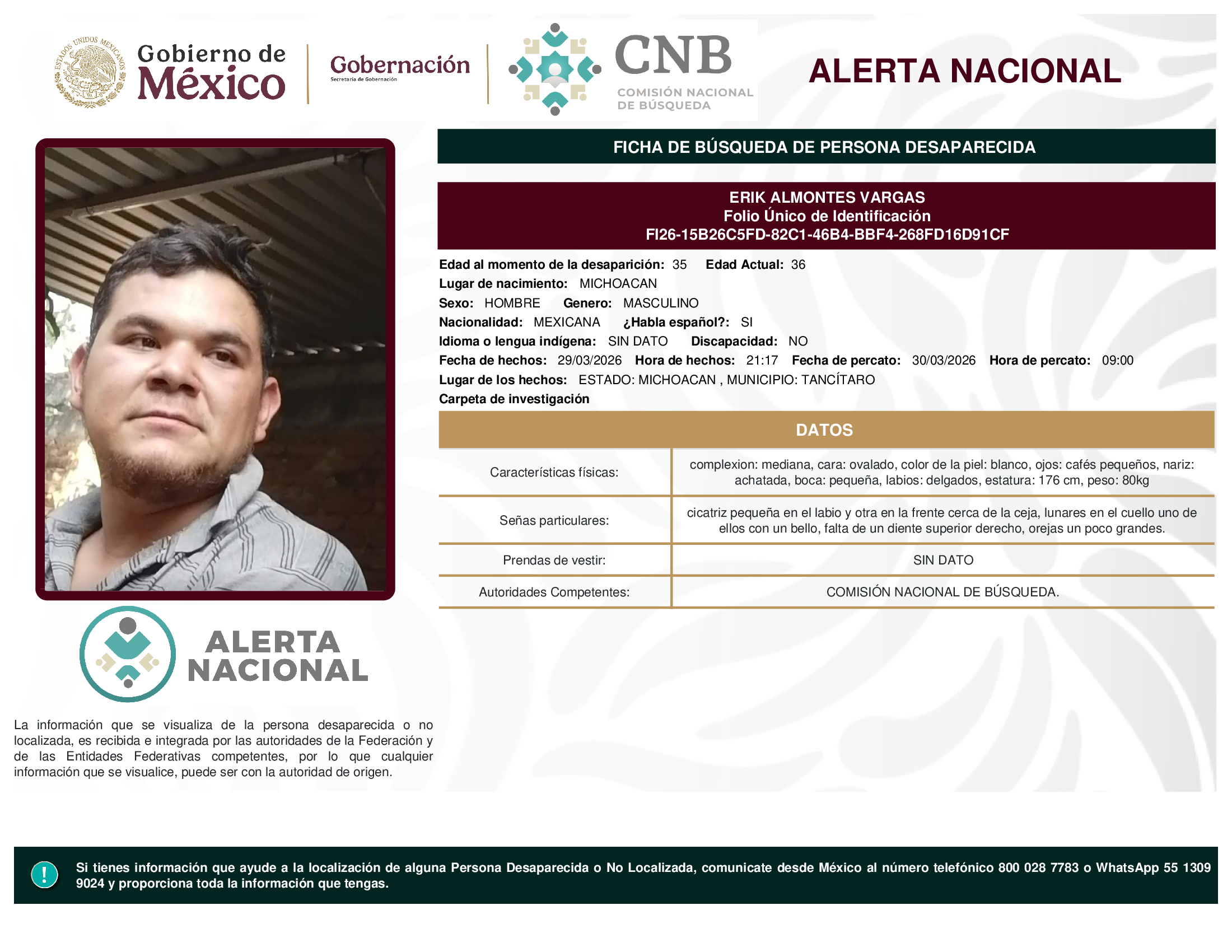 ERIK ALMONTES VARGAS
