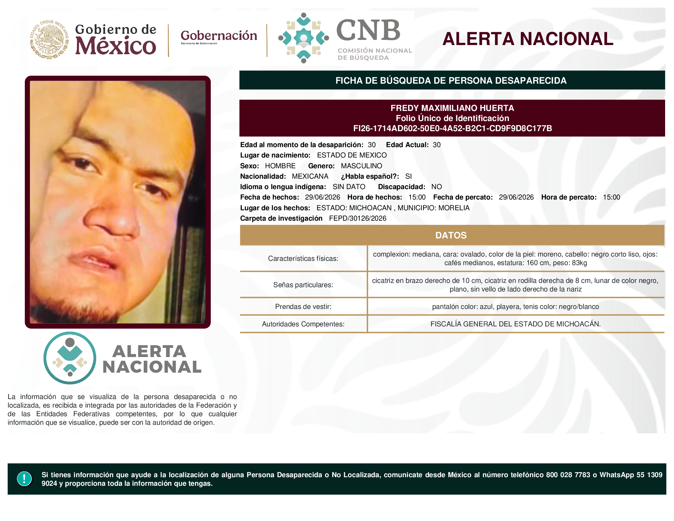 FREDY MAXIMILIANO HUERTA