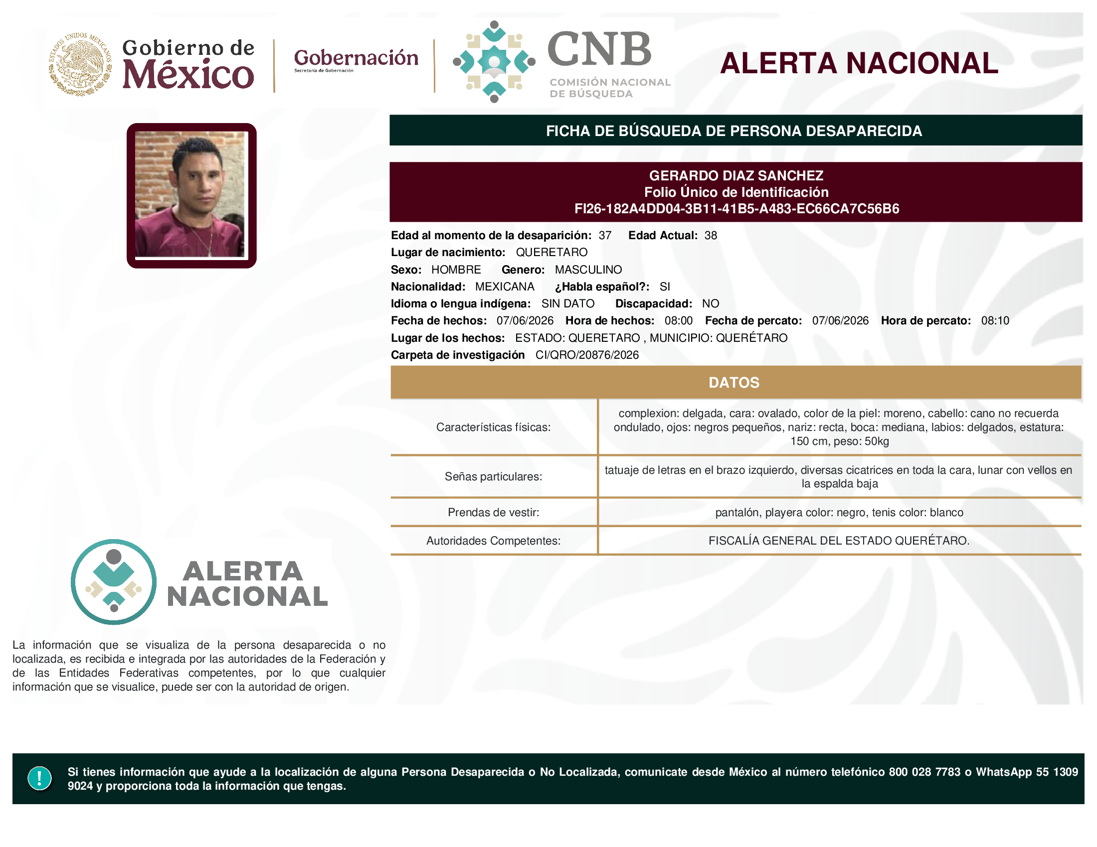 GERARDO DIAZ SANCHEZ
