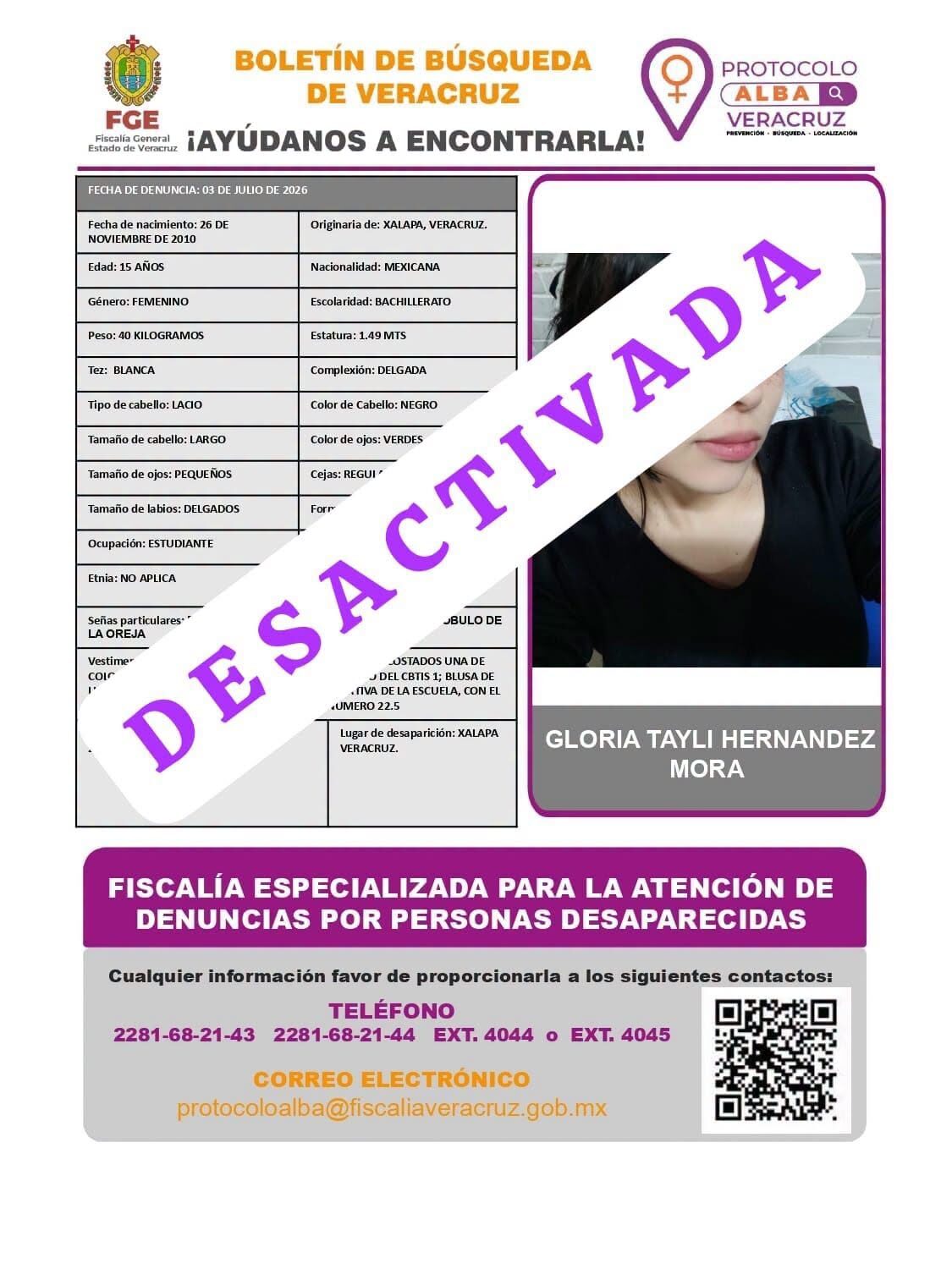 GLORIA TAYLI HERNÁNDEZ MORA