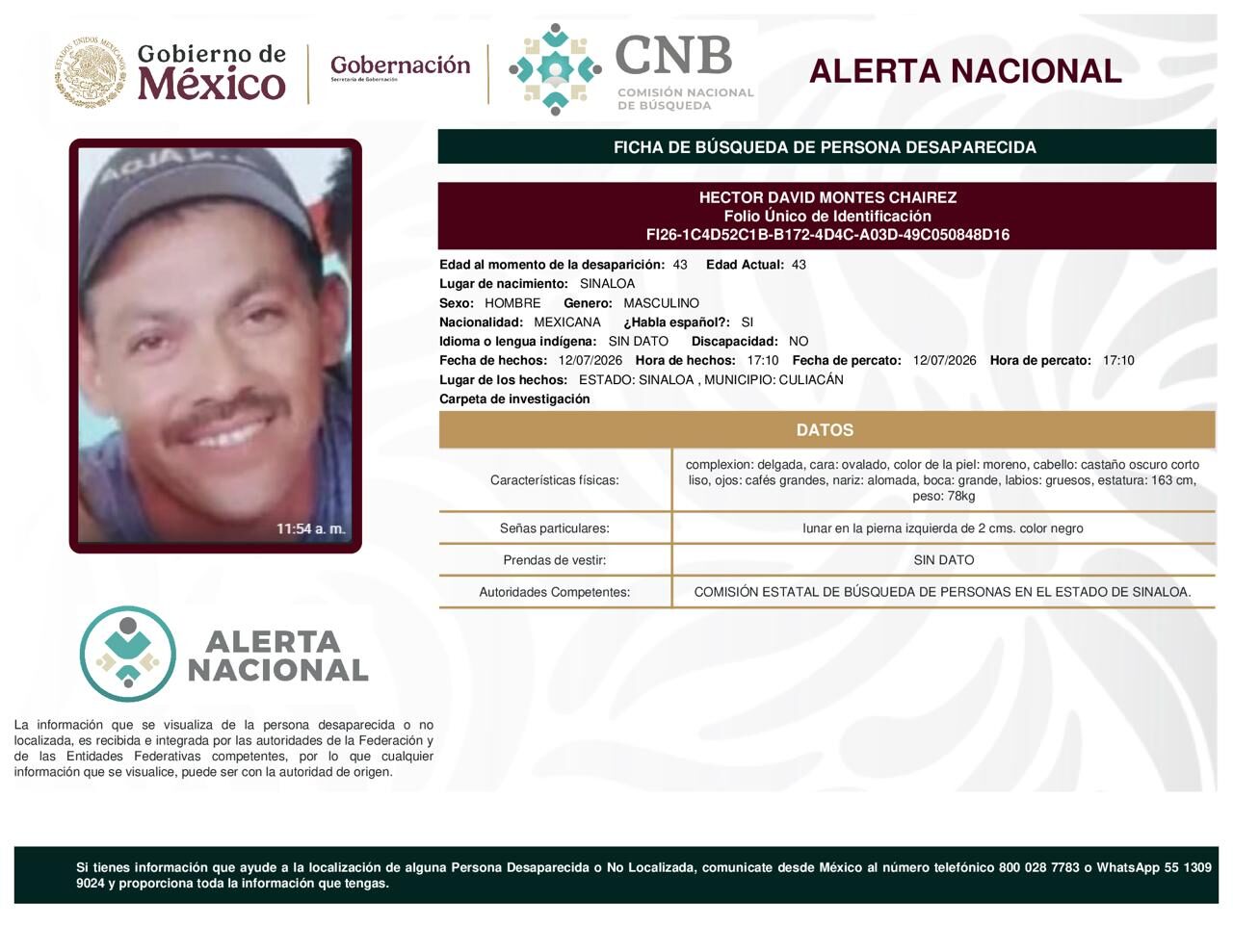 HECTOR DAVID MONTES CHAIREZ