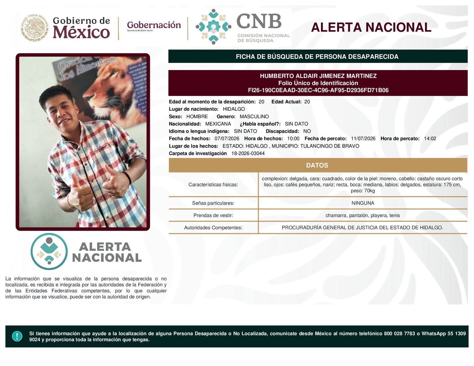 HUMBERTO ALDAIR JIMENEZ MARTINEZ