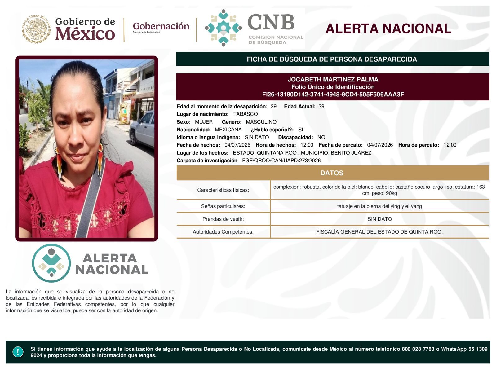 JOCABETH MARTINEZ PALMA