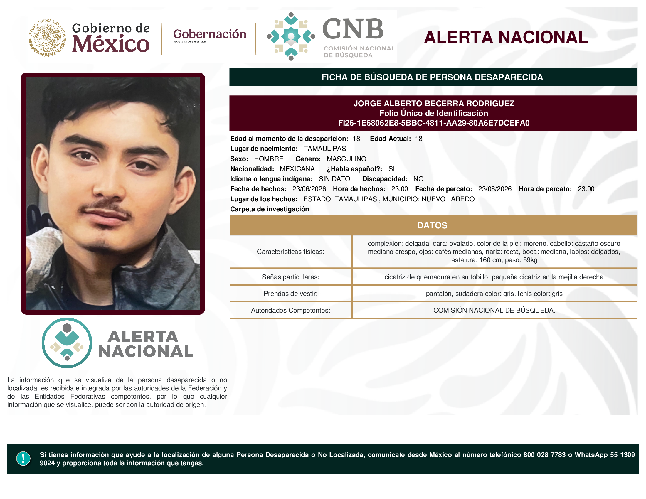 JORGE ALBERTO BECERRA RODRIGUEZ