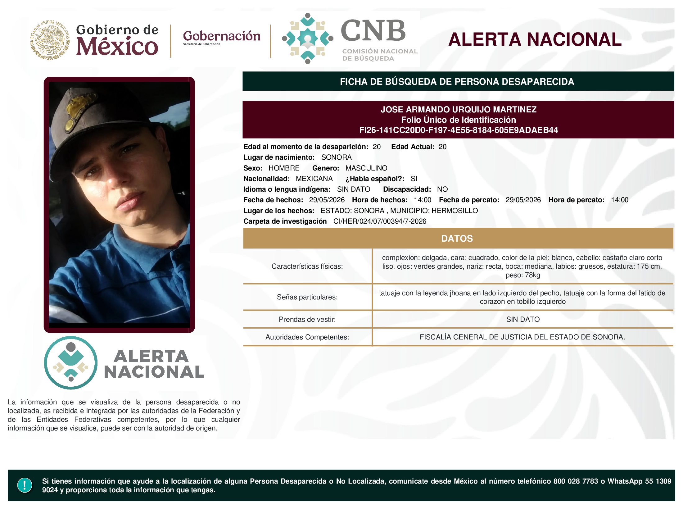 JOSE ARMANDO URQUIJO MARTINEZ