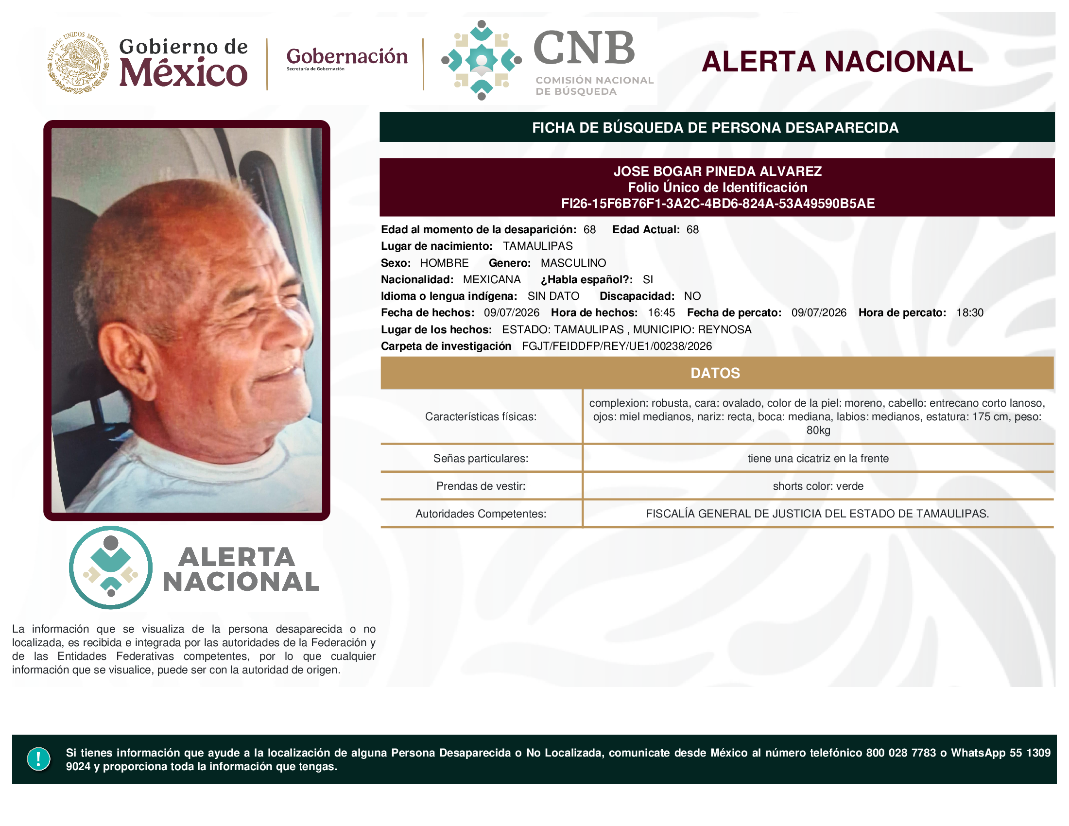 JOSE BOGAR PINEDA ALVAREZ