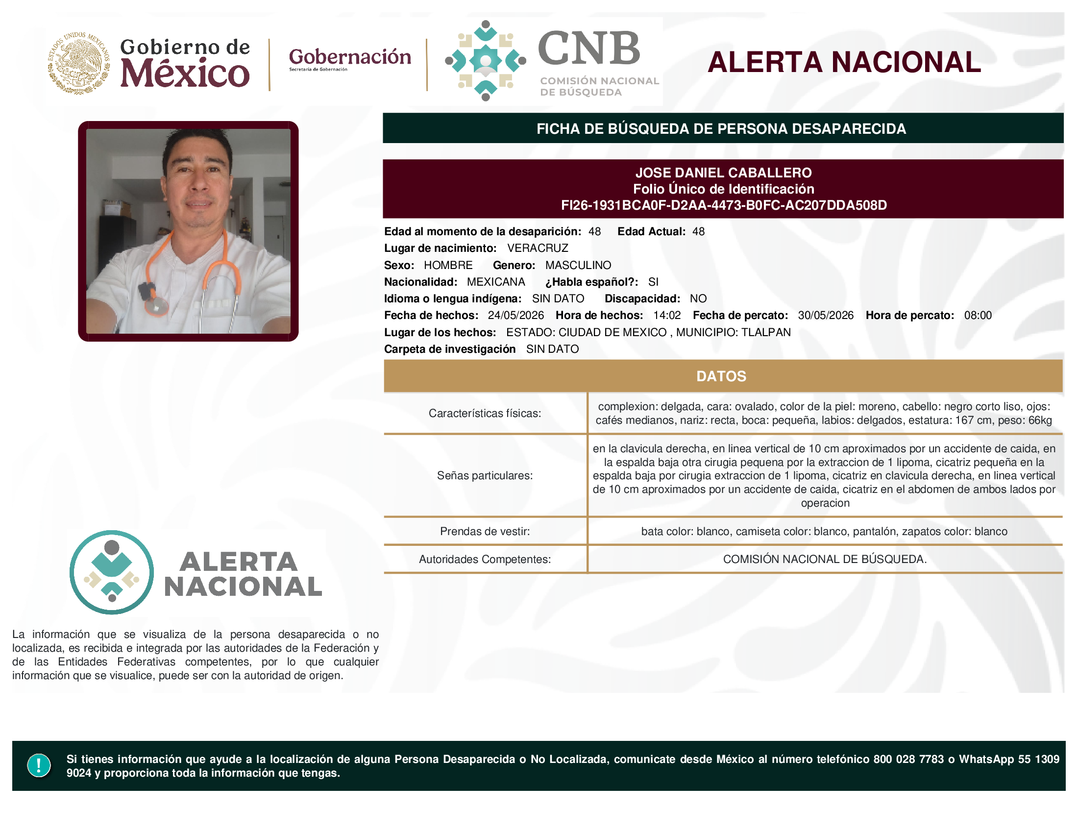 JOSE DANIEL CABALLERO