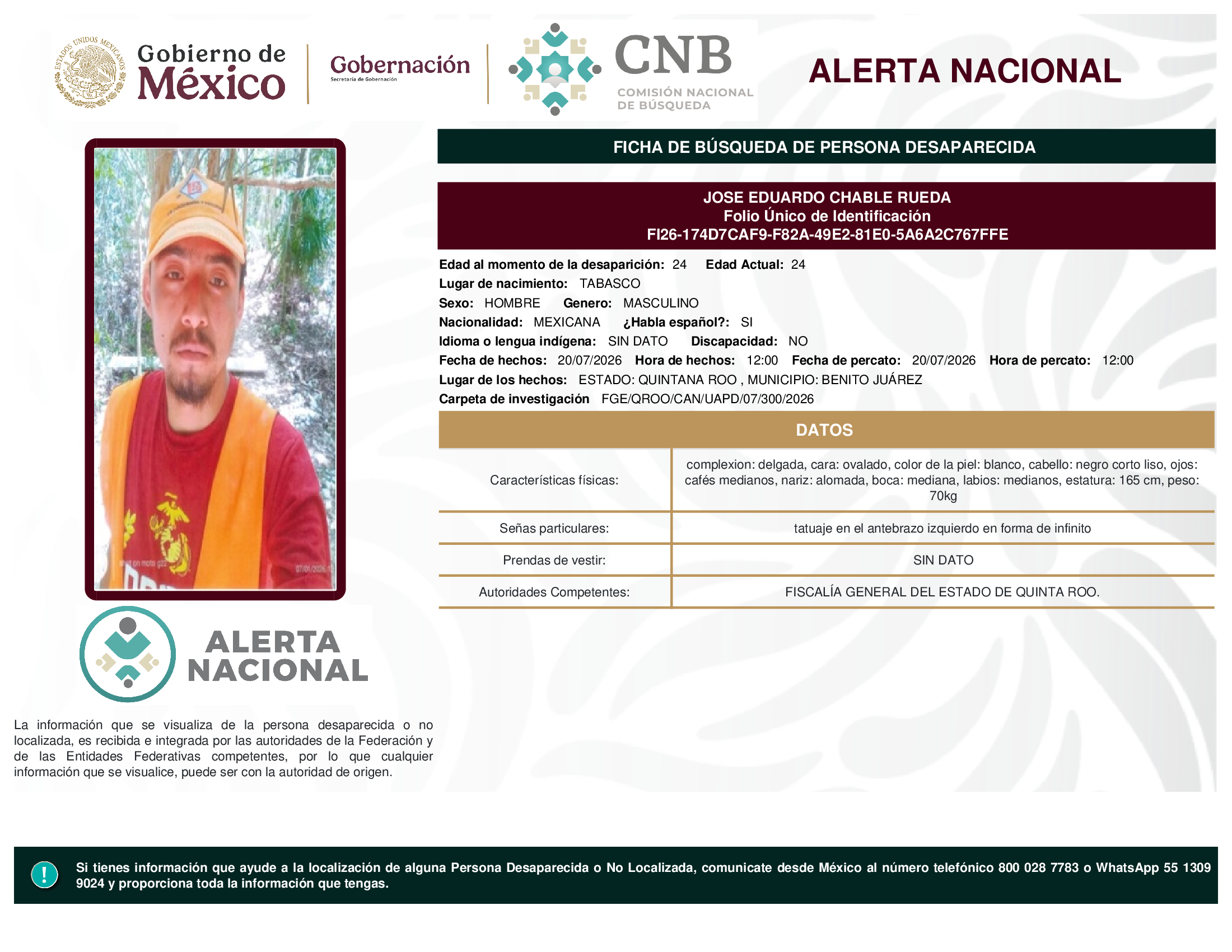 JOSE EDUARDO CHABLE RUEDA