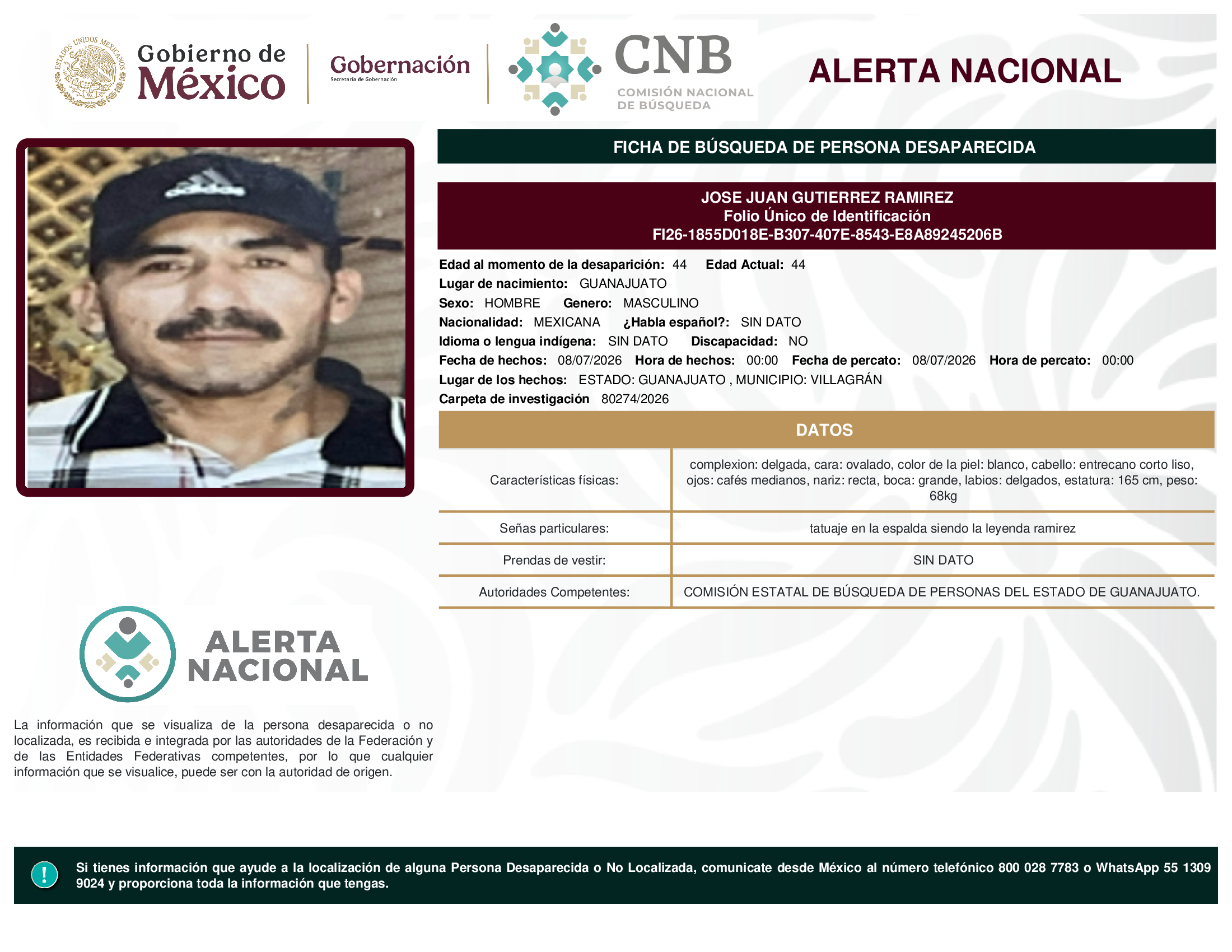 JOSE JUAN GUTIERREZ RAMIREZ
