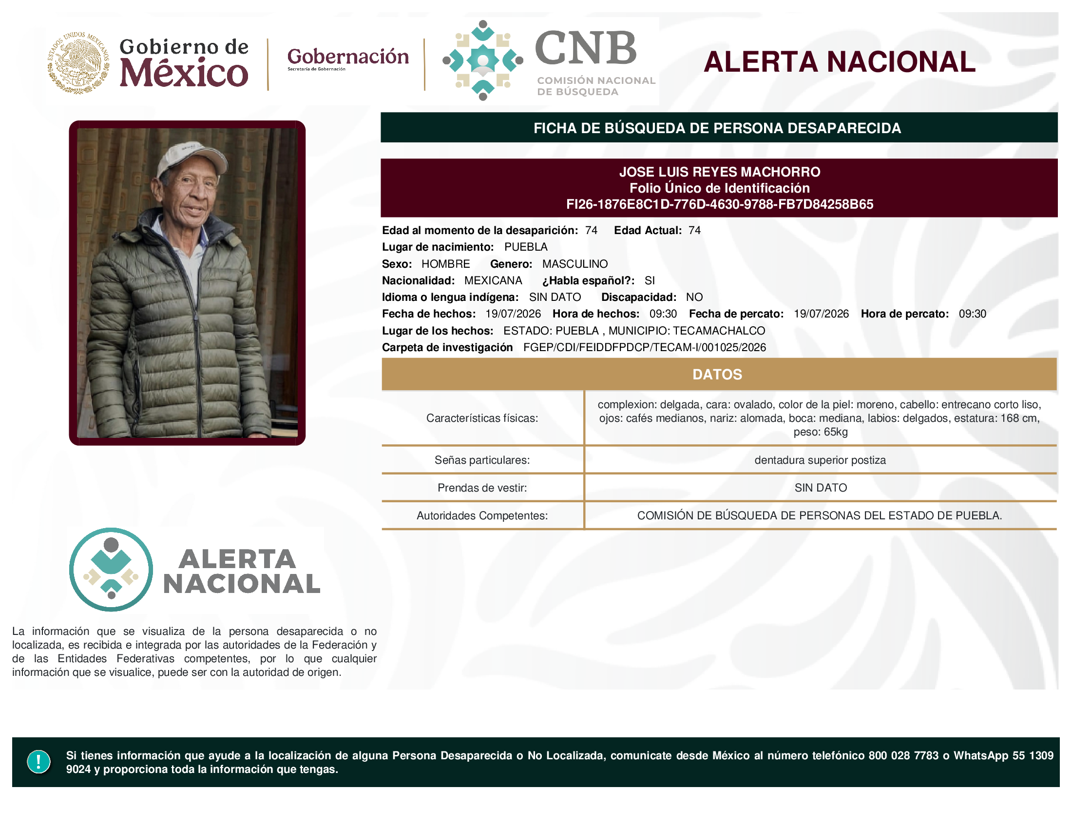 JOSE LUIS REYES MACHORRO