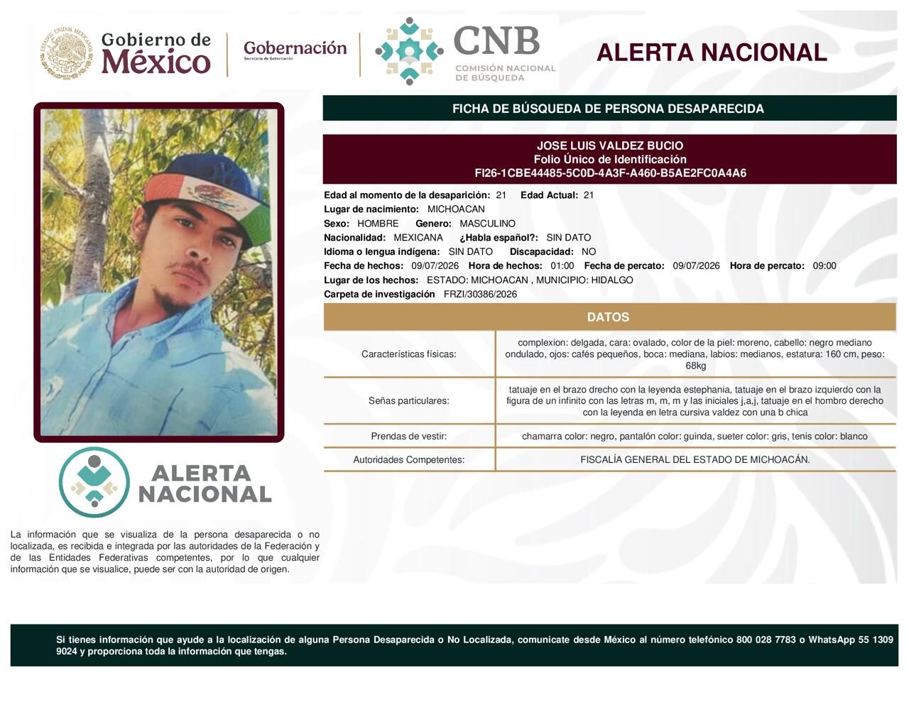 JOSE LUIS VALDEZ BUCIO