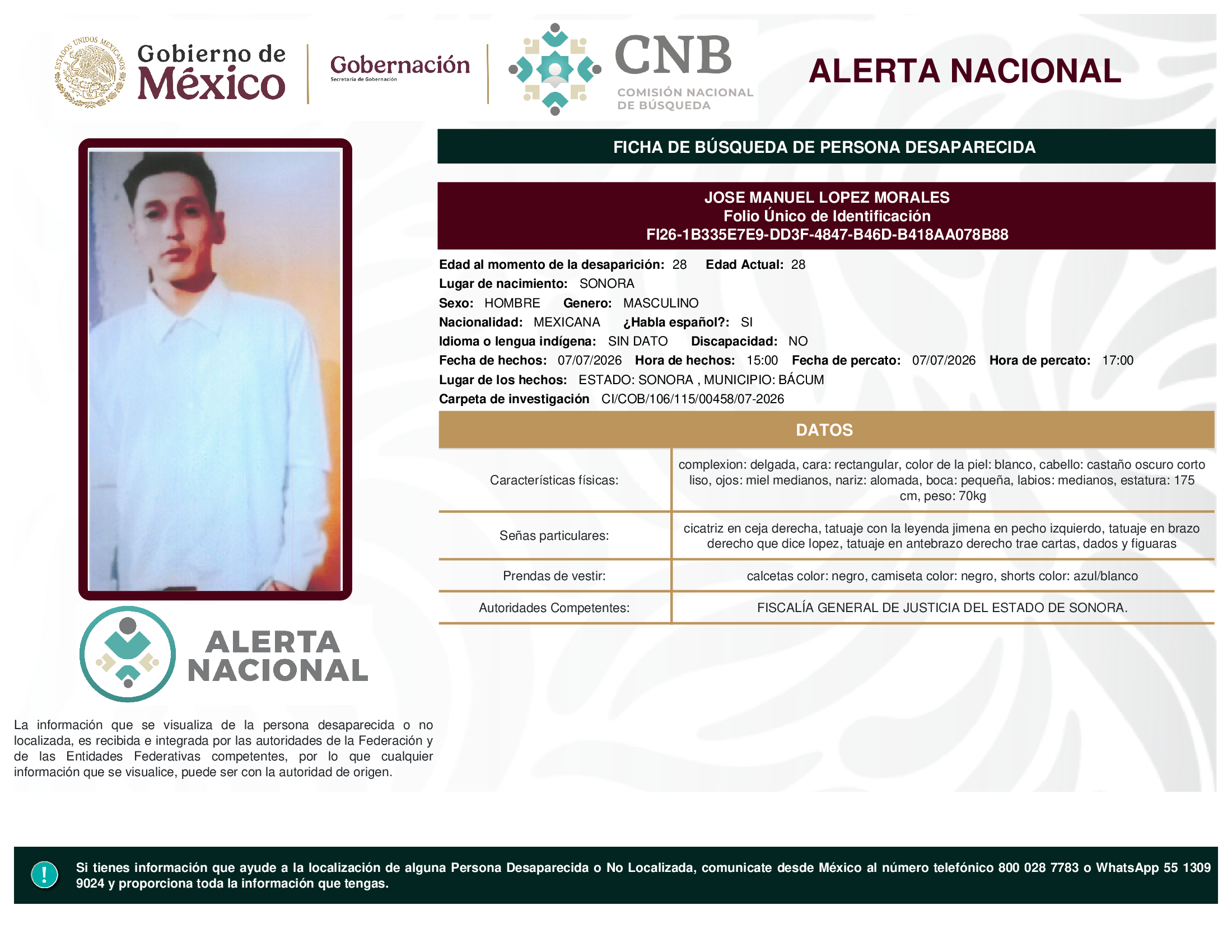 JOSE MANUEL LOPEZ MORALES