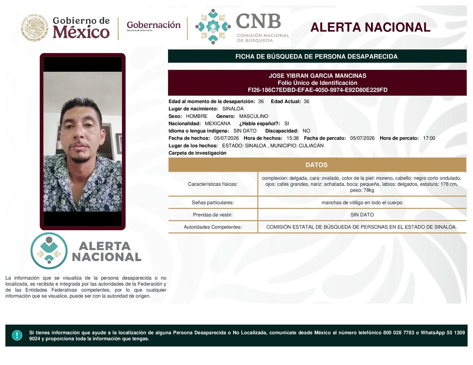 JOSE YIBRAN GARCIA MANCINAS