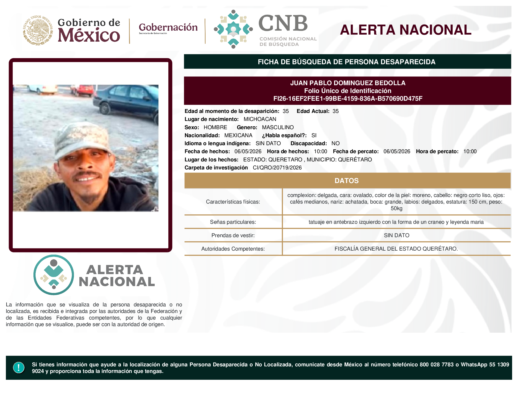 JUAN PABLO DOMINGUEZ BEDOLLA