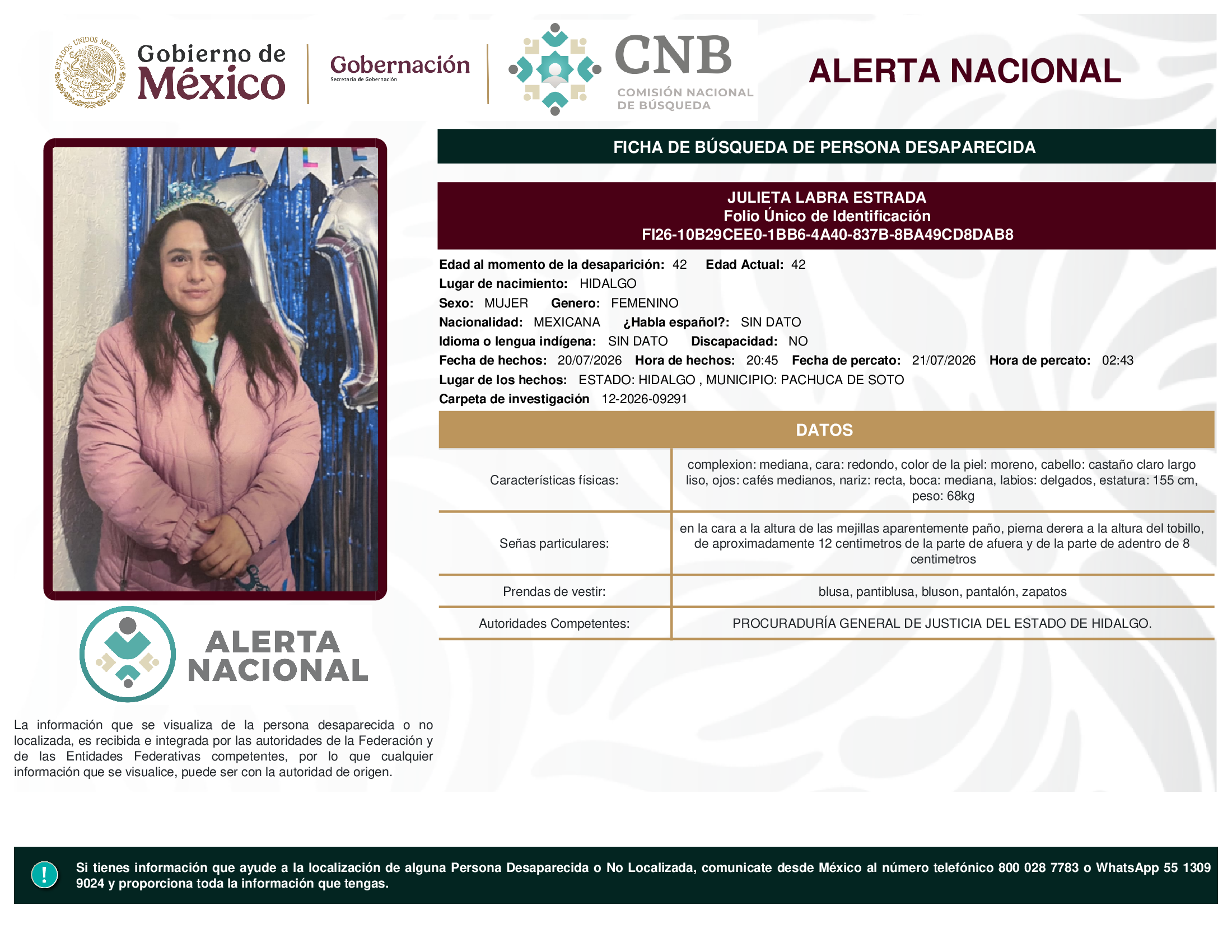 JULIETA LABRA ESTRADA