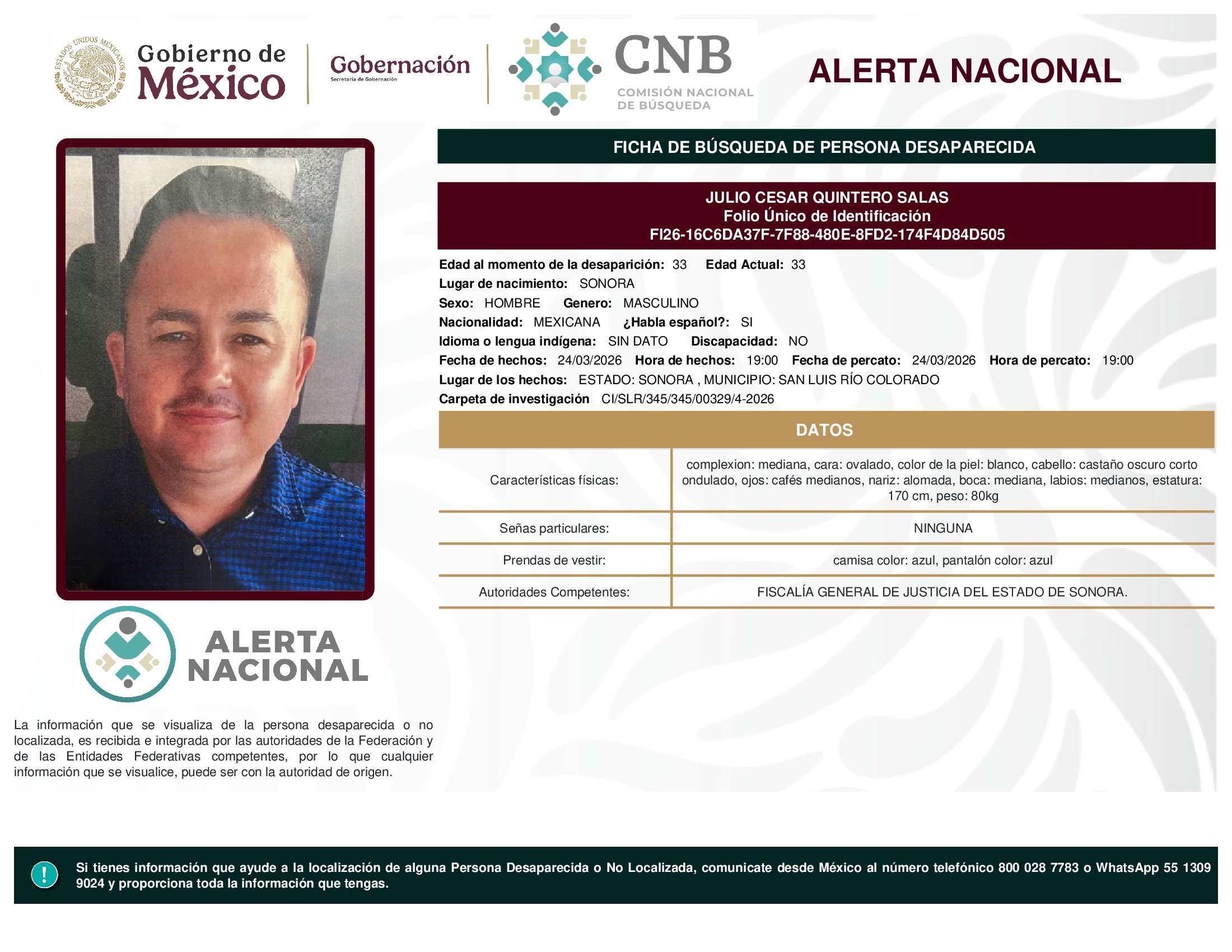 JULIO CESAR QUINTERO SALAS
