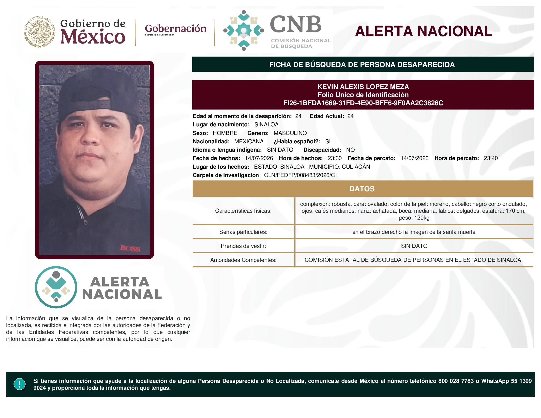 KEVIN ALEXIS LOPEZ MEZA