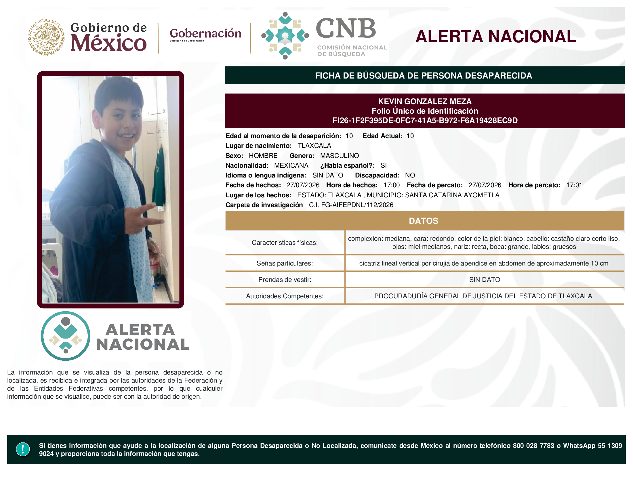 KEVIN GONZALEZ MEZA
