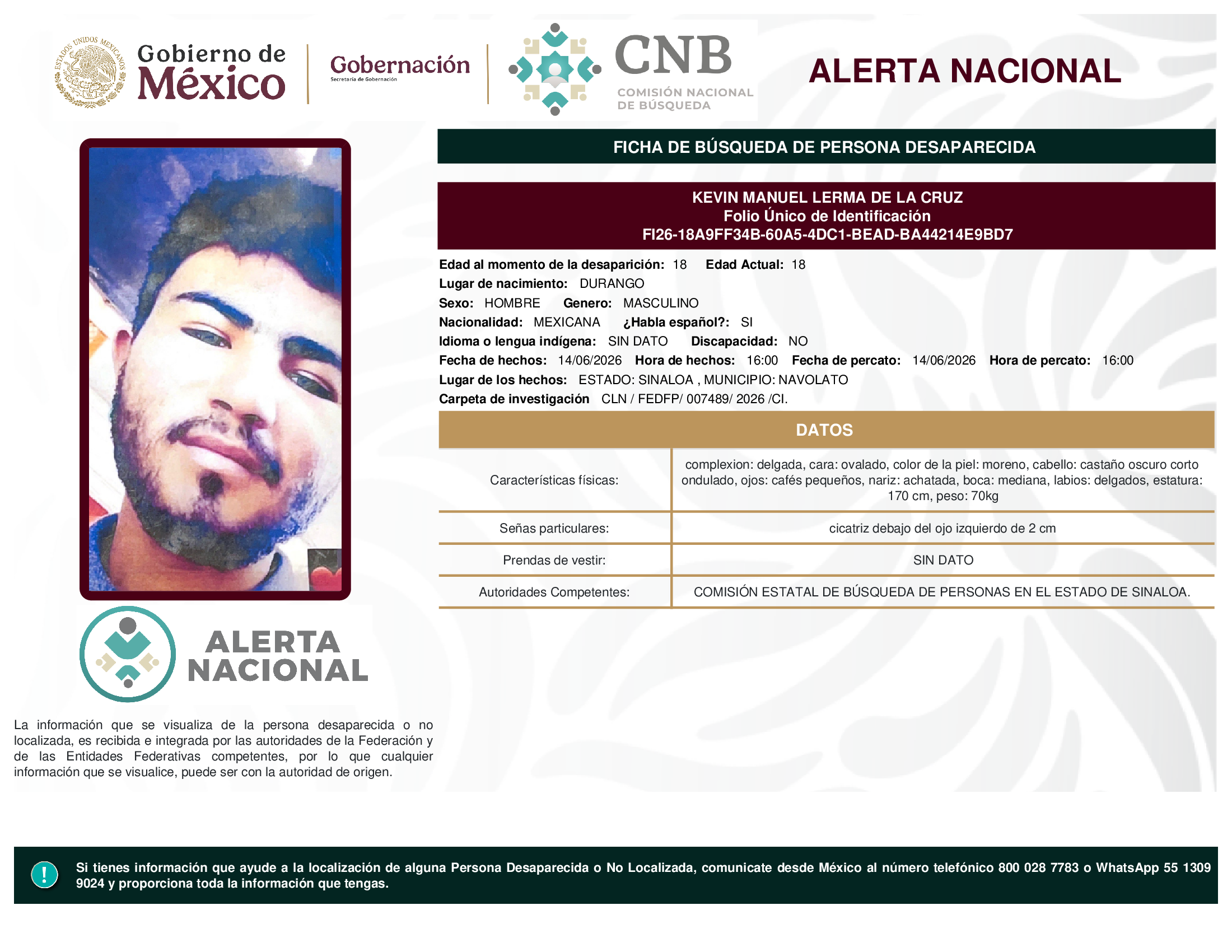 KEVIN MANUEL LERMA DE LA CRUZ