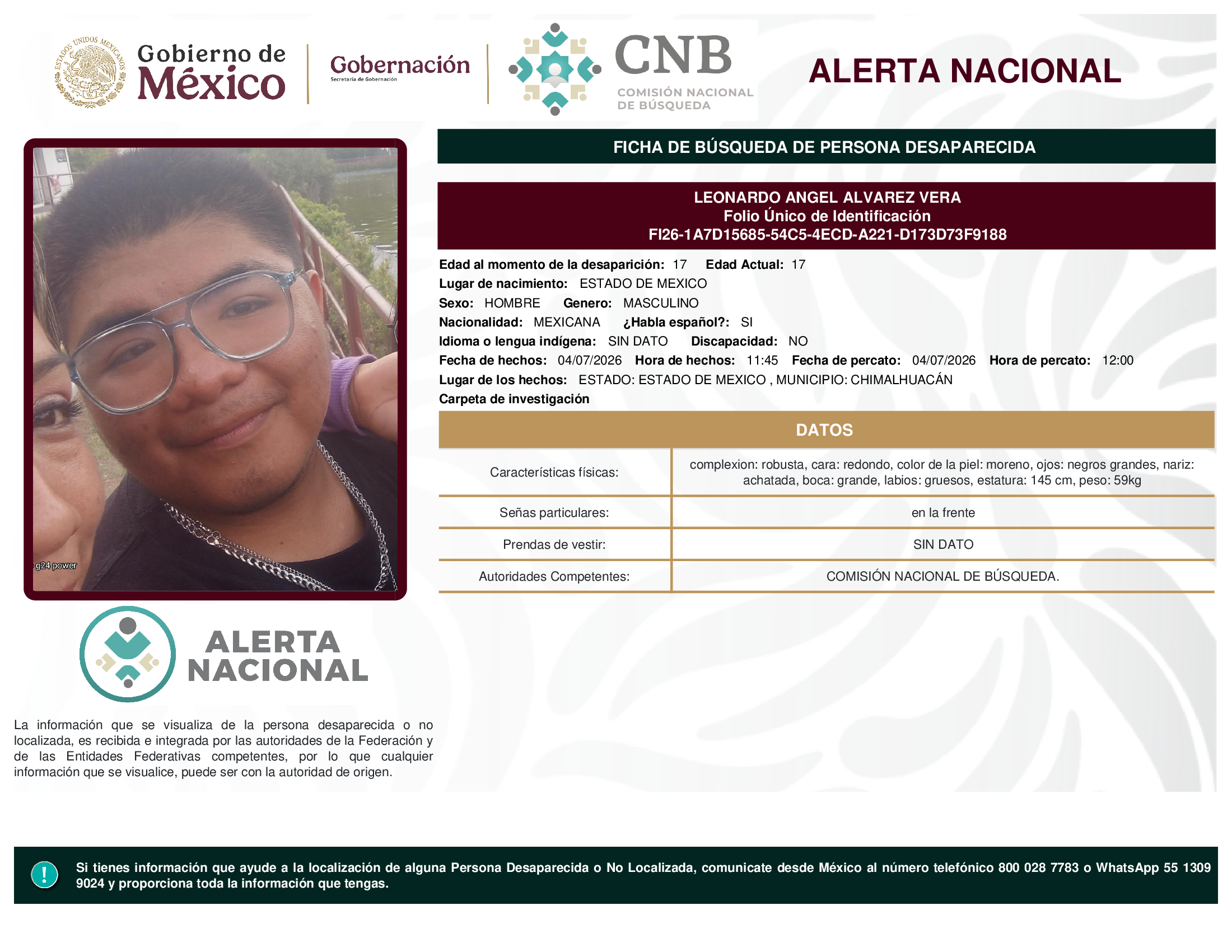 LEONARDO ANGEL ALVAREZ VERA