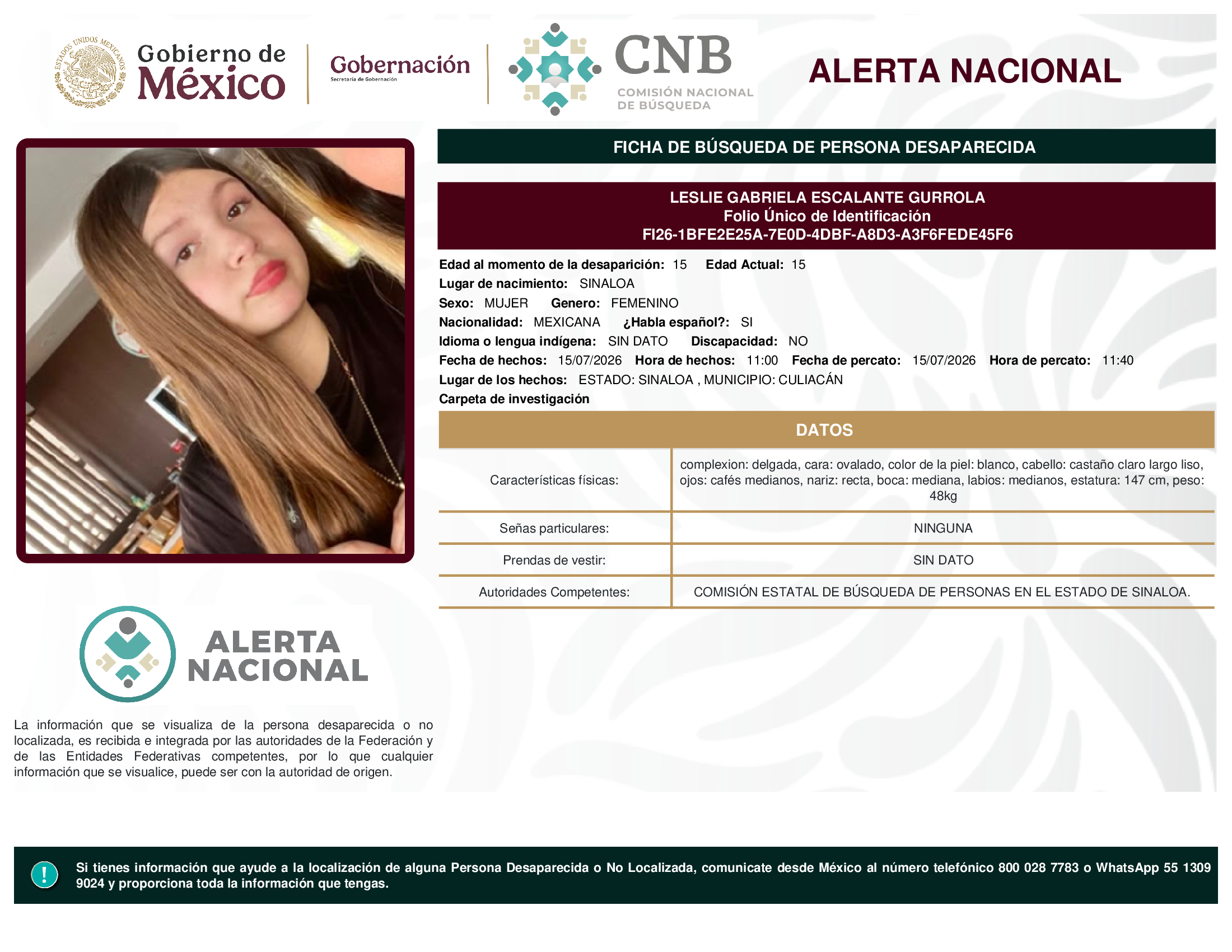 LESLIE GABRIELA ESCALANTE GURROLA