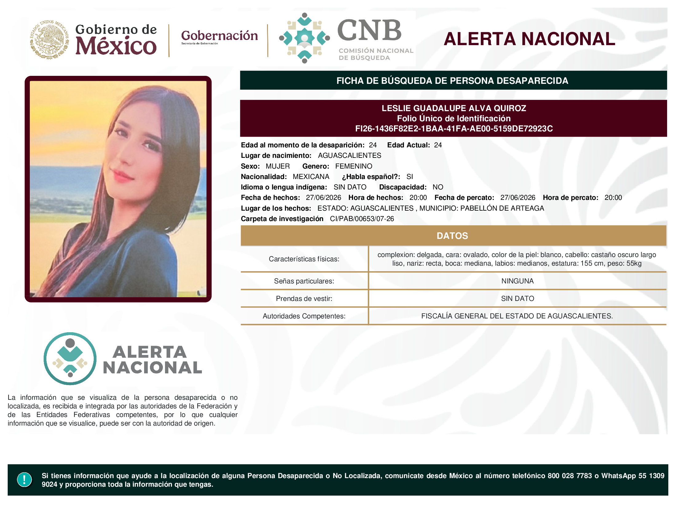 LESLIE GUADALUPE ALVA QUIROZ