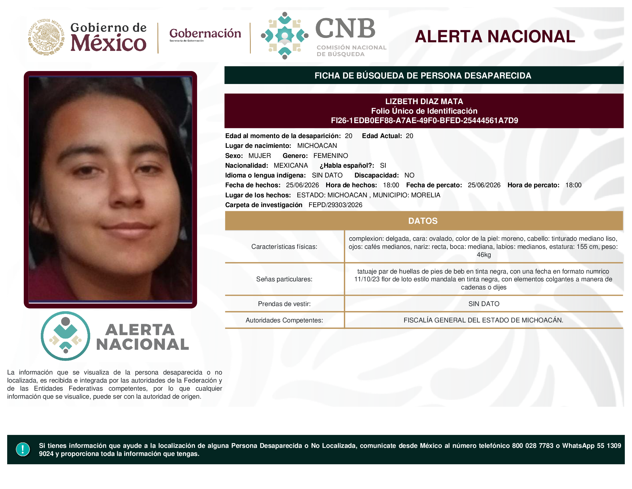 LIZBETH DIAZ MATA