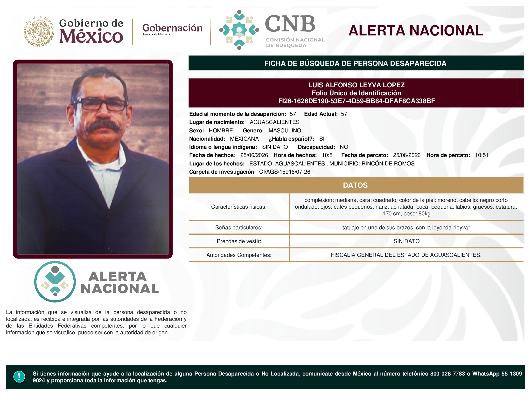 LUIS ALFONSO LEYVA LOPEZ