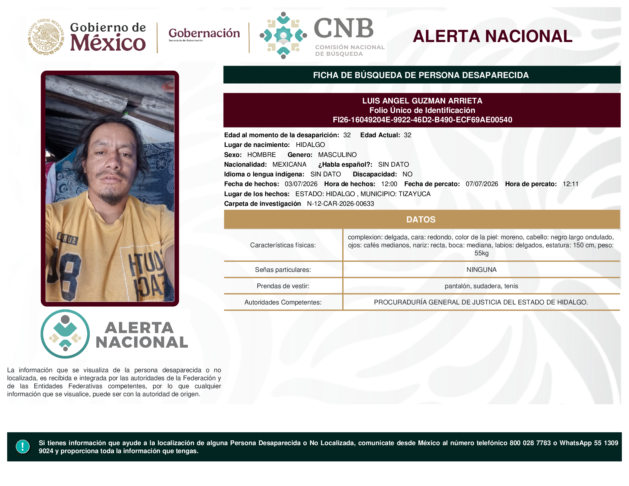 LUIS ANGEL GUZMAN ARRIETA